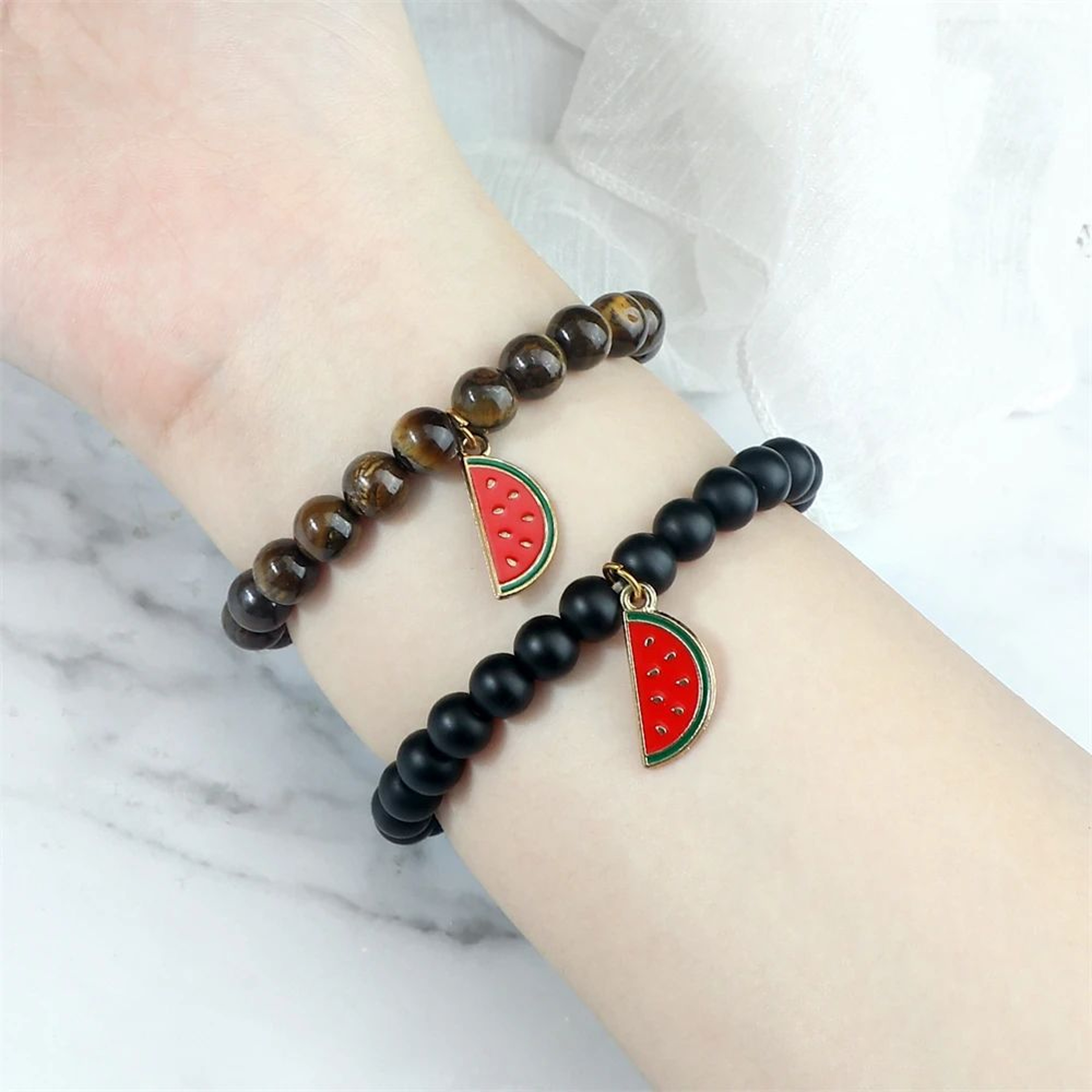 Yin Yang Couple Bracelets  Adjustable Handmade Protection  Love Wristband Set 5