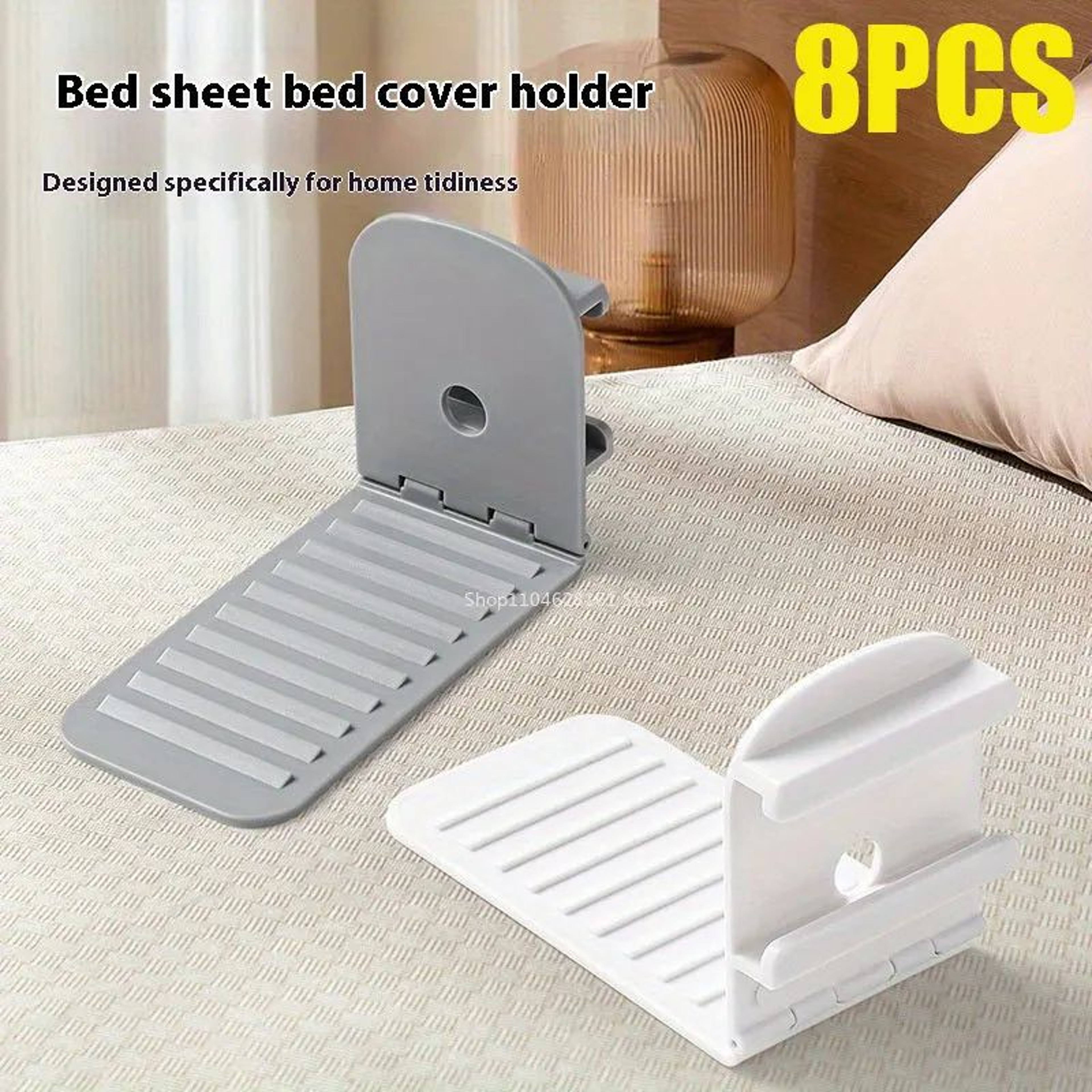 StayTight Bed Sheet Holder Clips  Adjustable NonSlip Sheet Fasteners For Smooth Secure Bedding 0