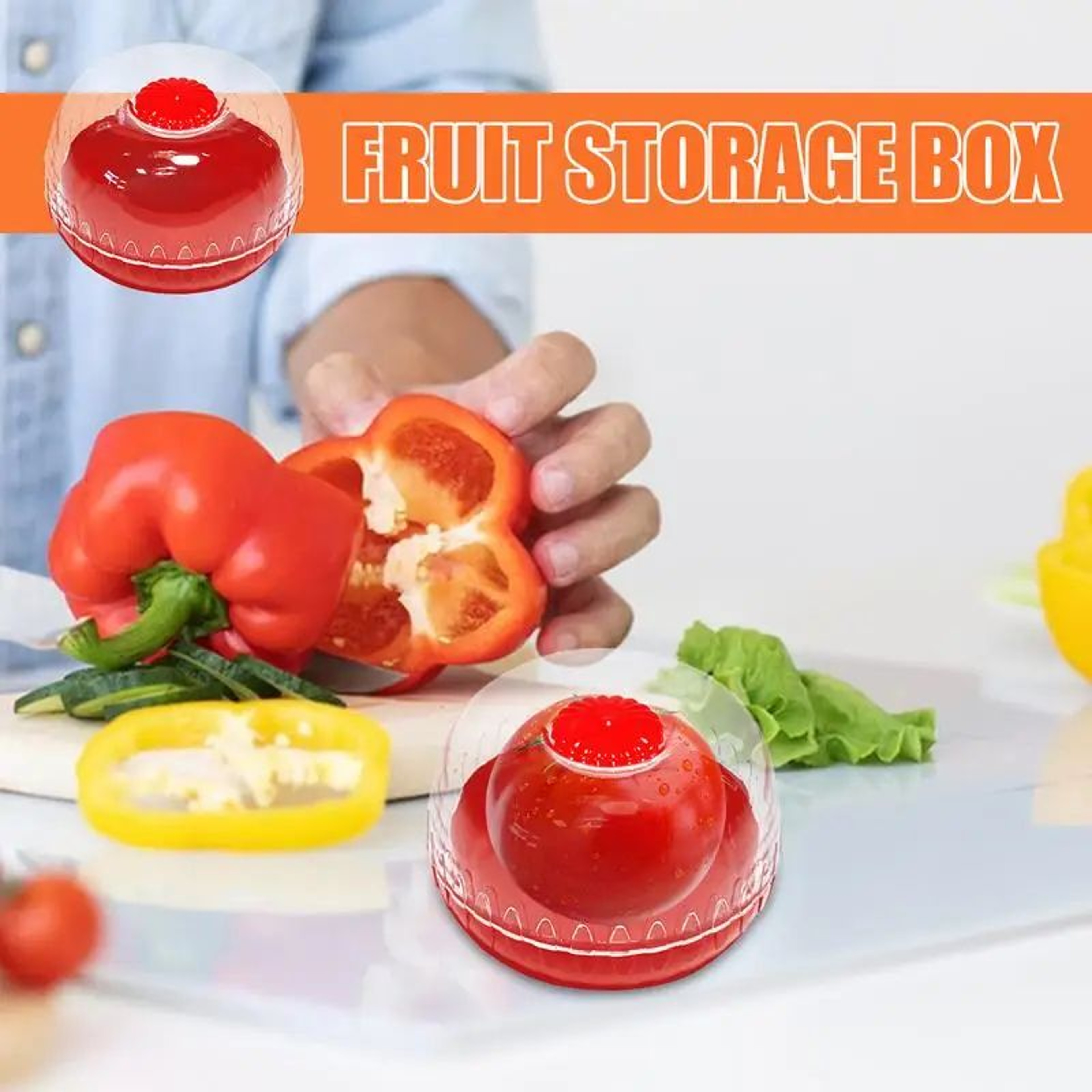 FreshLock Produce Keeper Set For Fridge  Fruit Storage Containers Vegetable Storage Containers Avoc 2