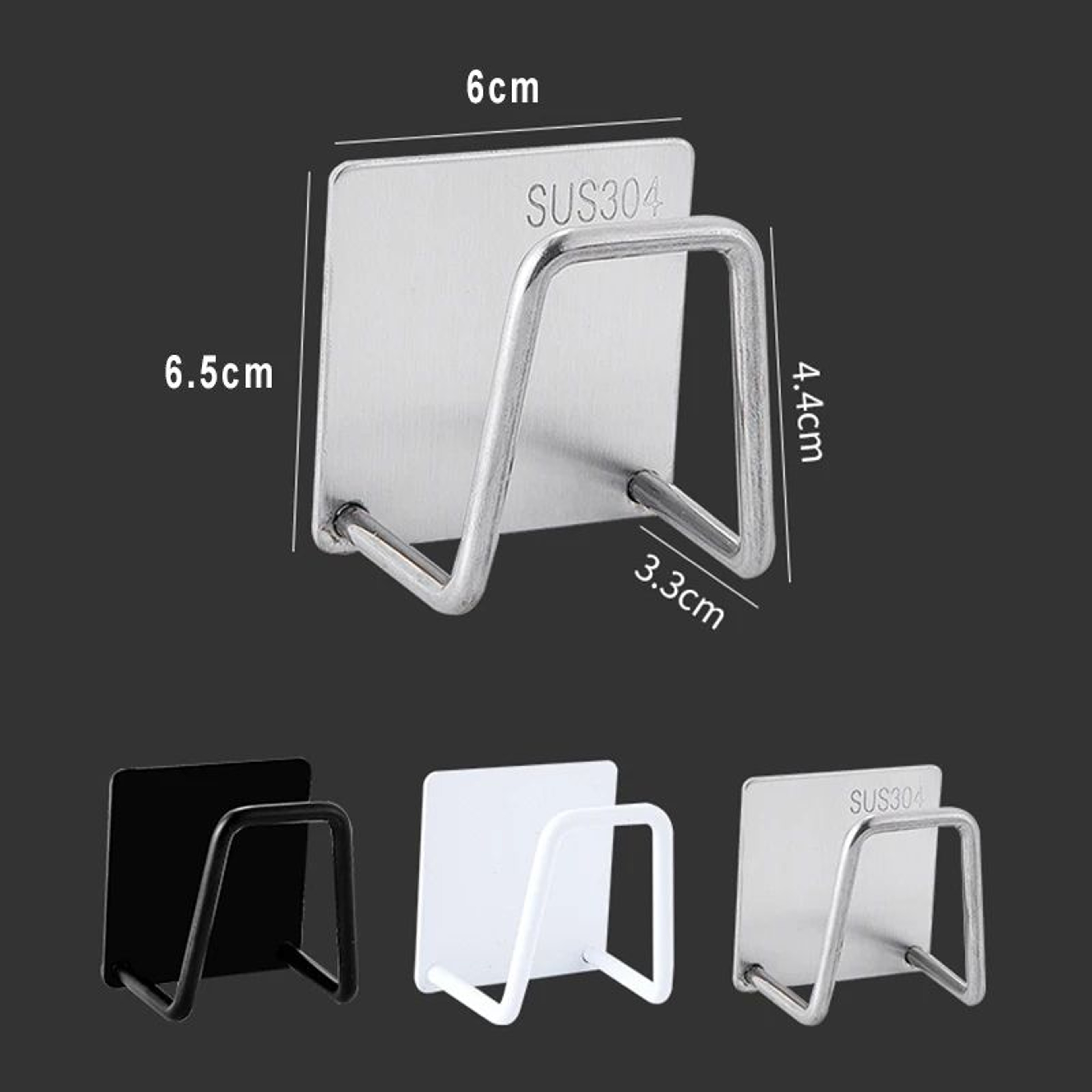 Stainless Steel Kitchen Sponge Holder for Sink Wall Mount with Drain Design – view 7