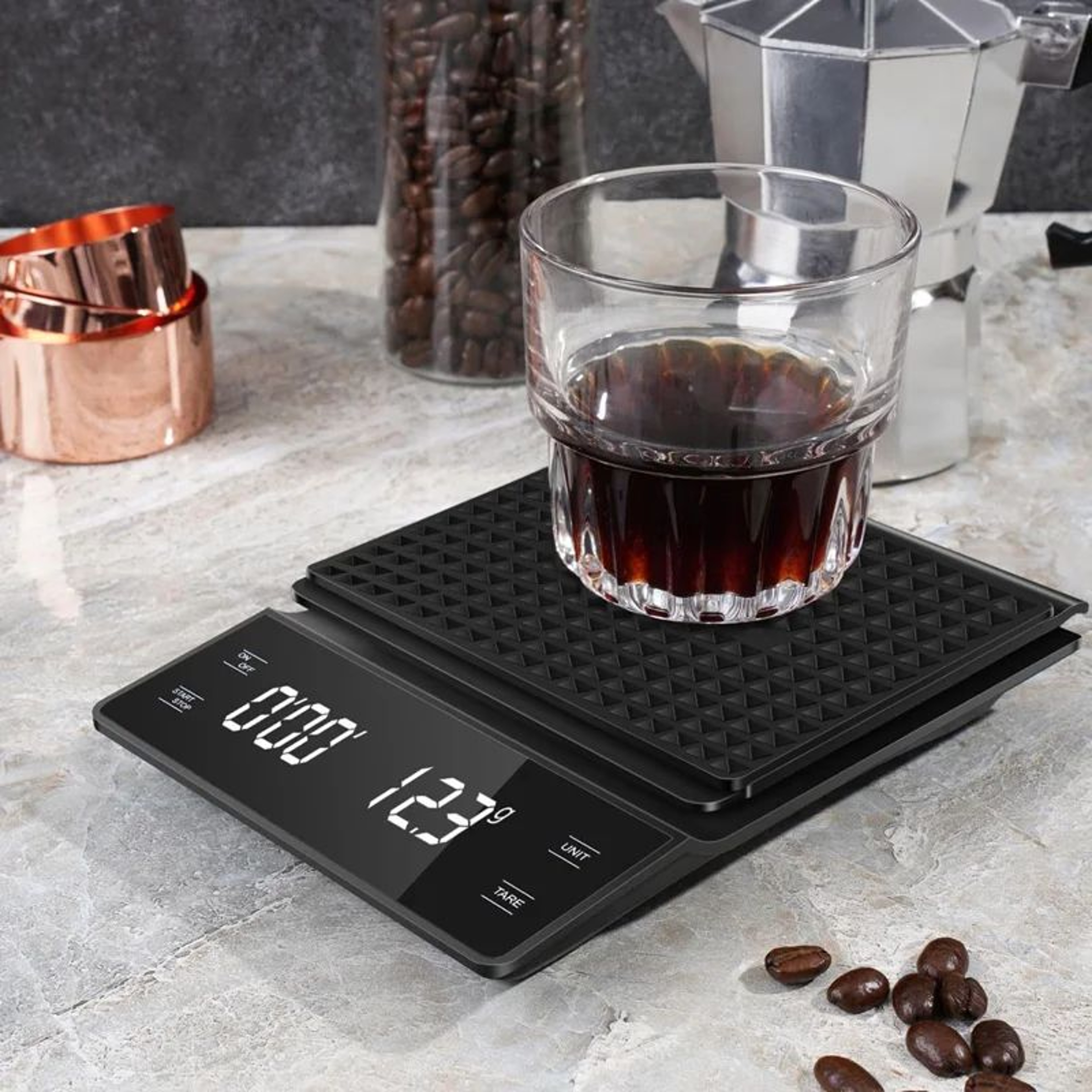 Precision Brew Digital Coffee Scale With Timer For Espresso  Pour Over 0
