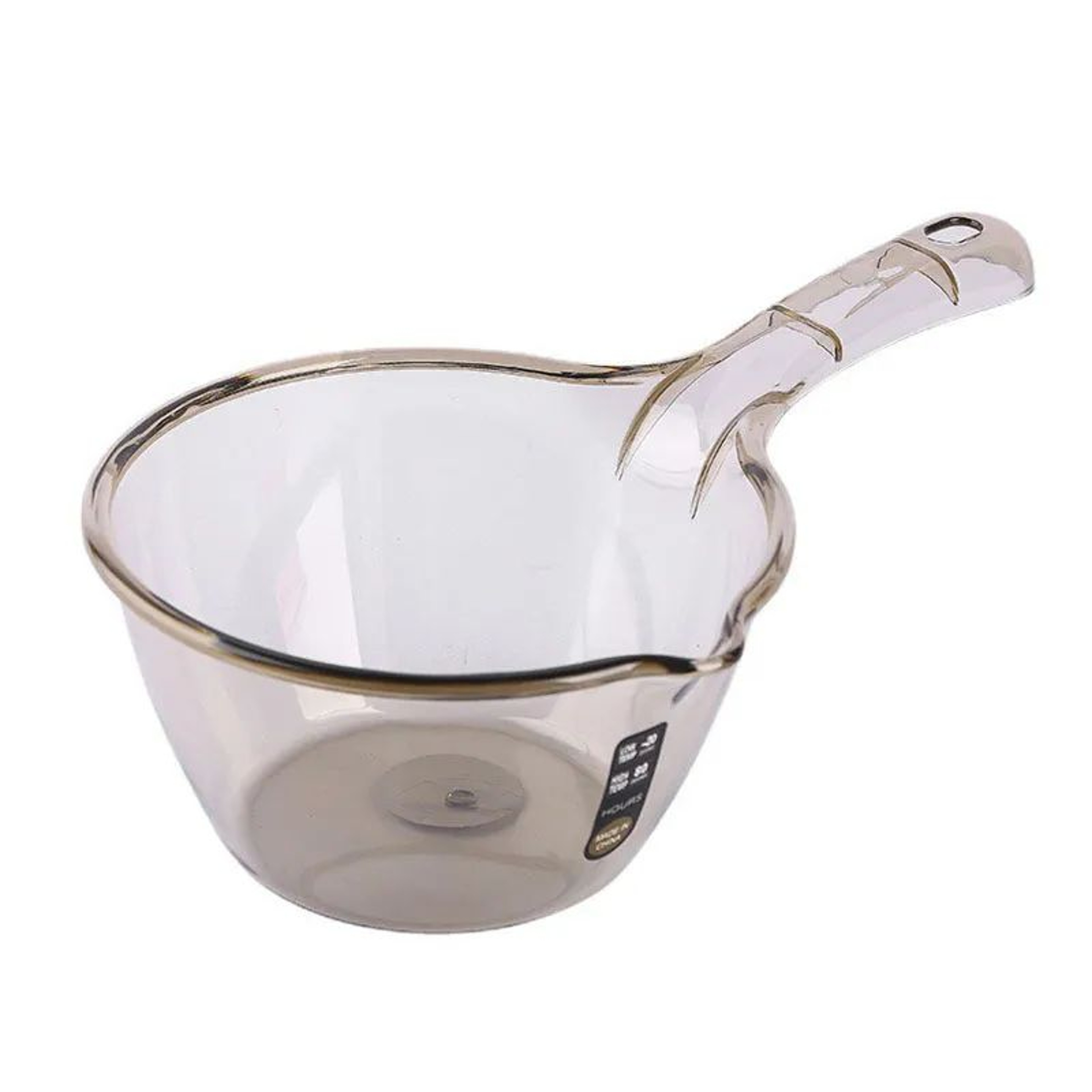 ClearFlow Plastic Water Ladle With Long Handle  Transparent MultiUse Kitchen  Bath Scoop 2