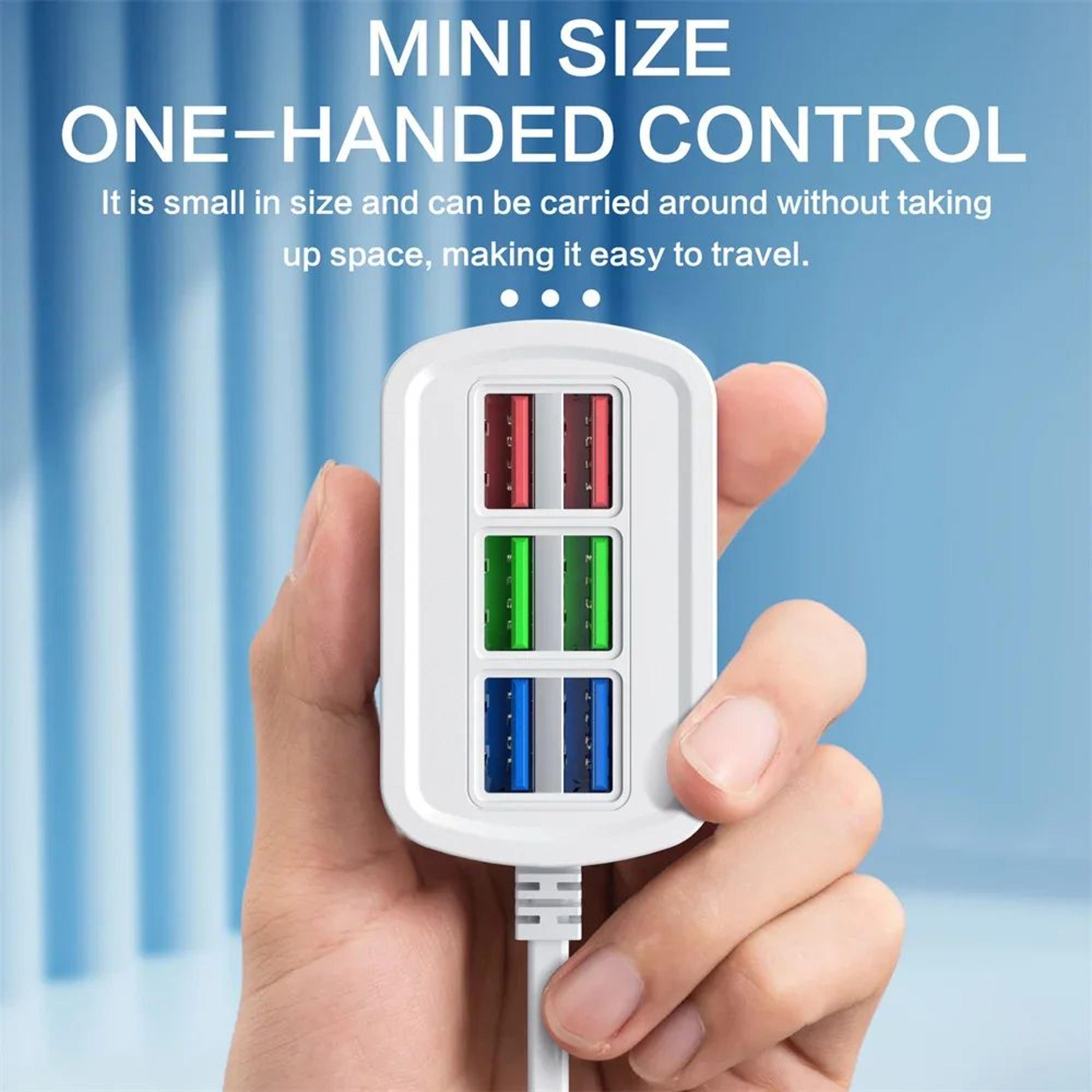6in1 Fast Charging USB Charging Station  Multiport Power Strip 4