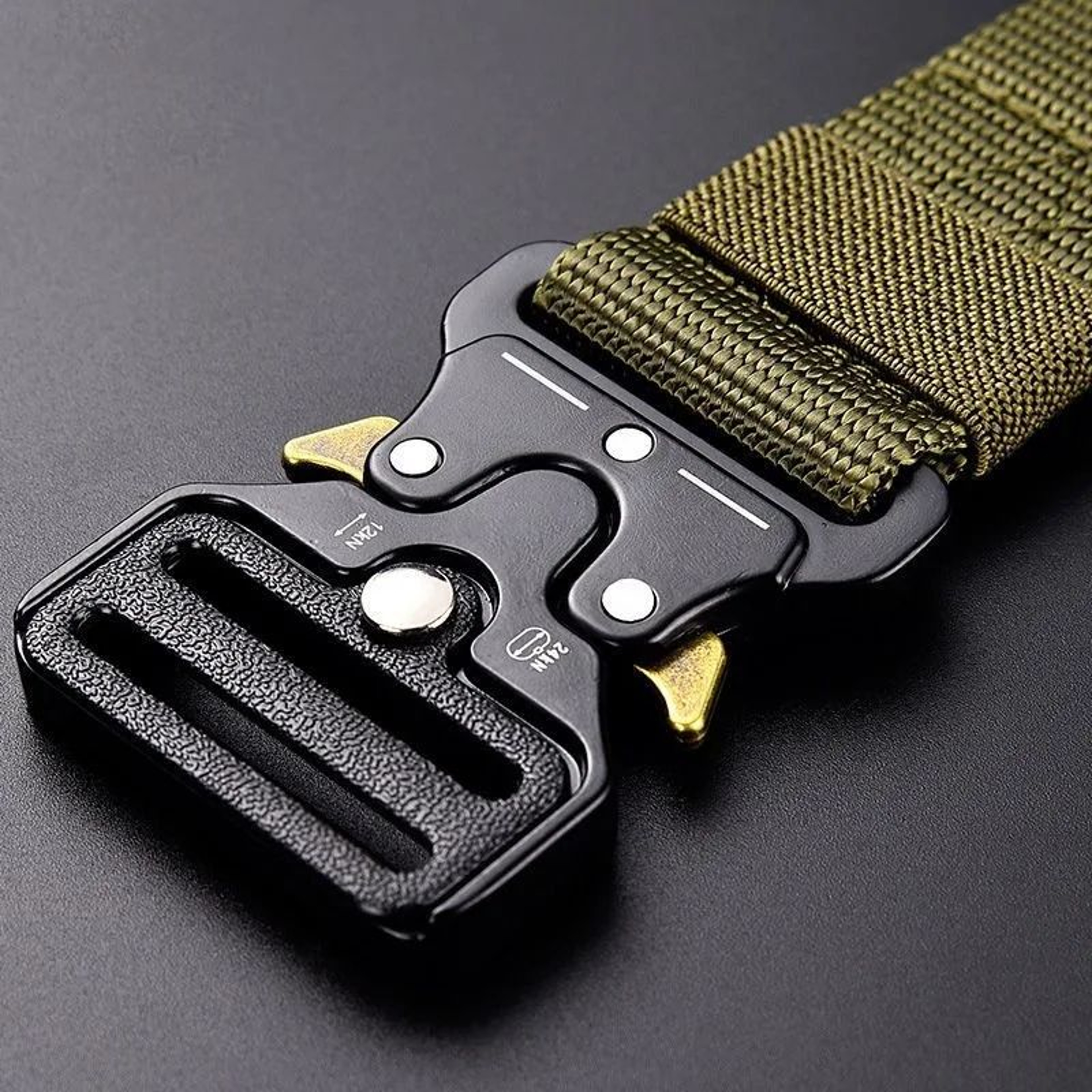 Quick Release Tactical Belt For Men  Women  Adjustable Nylon Military Belt 5