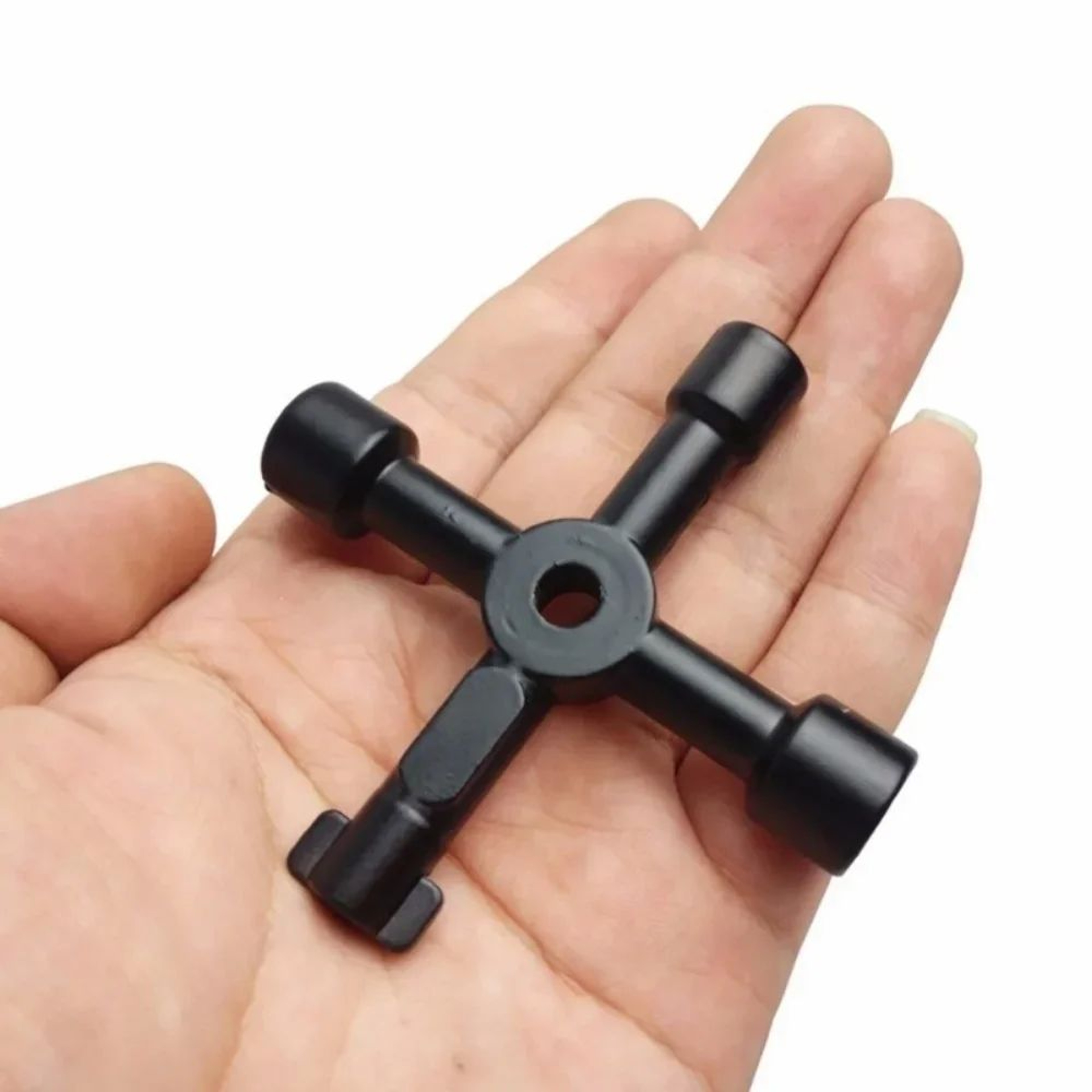 4in1 Universal Utility Cross Wrench  Multifunction Radiator  Valve Key For Electricians And Plumber 0