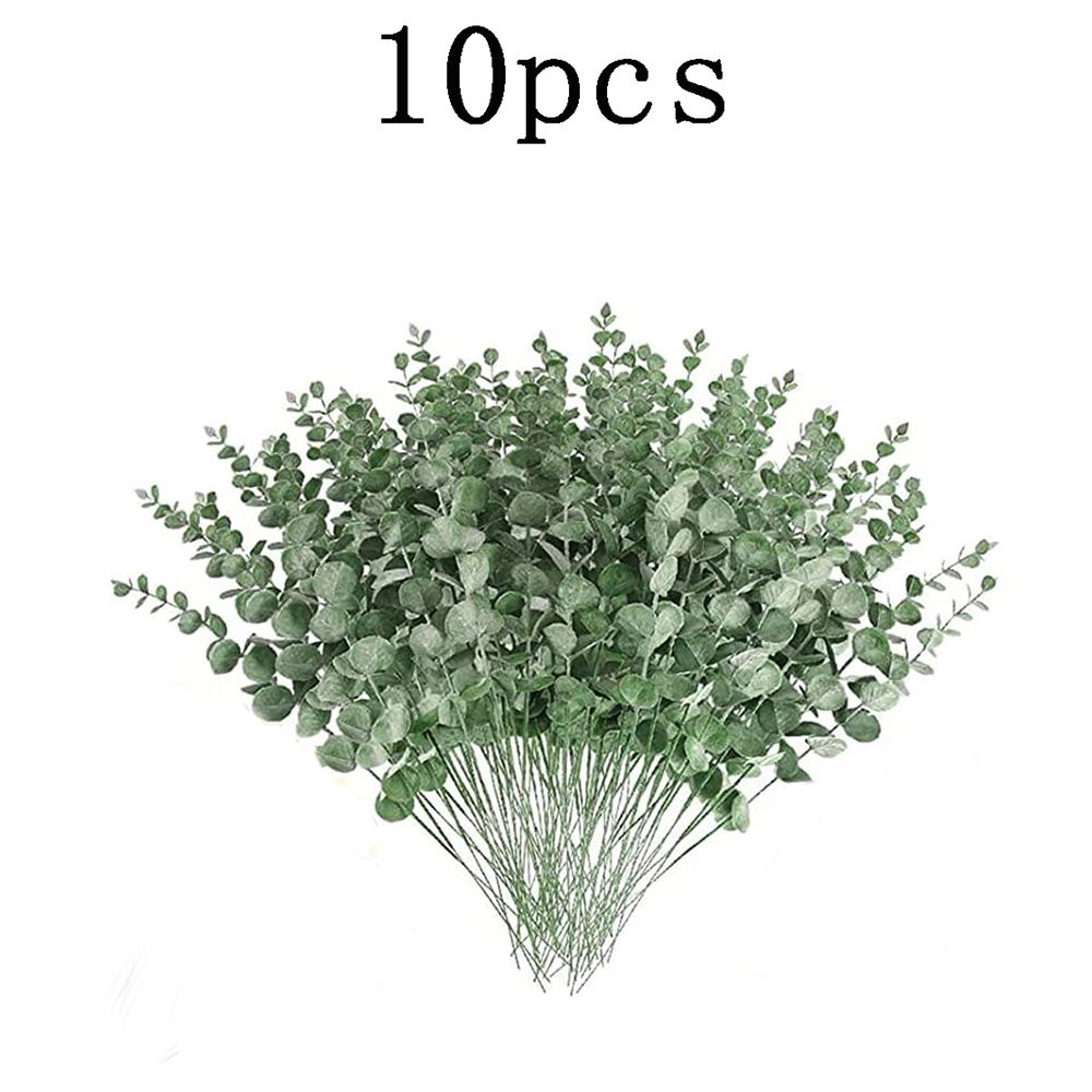 Artificial Eucalyptus Stems Set  Realistic Faux Eucalyptus Bouquet For Wedding  Home Decor 10