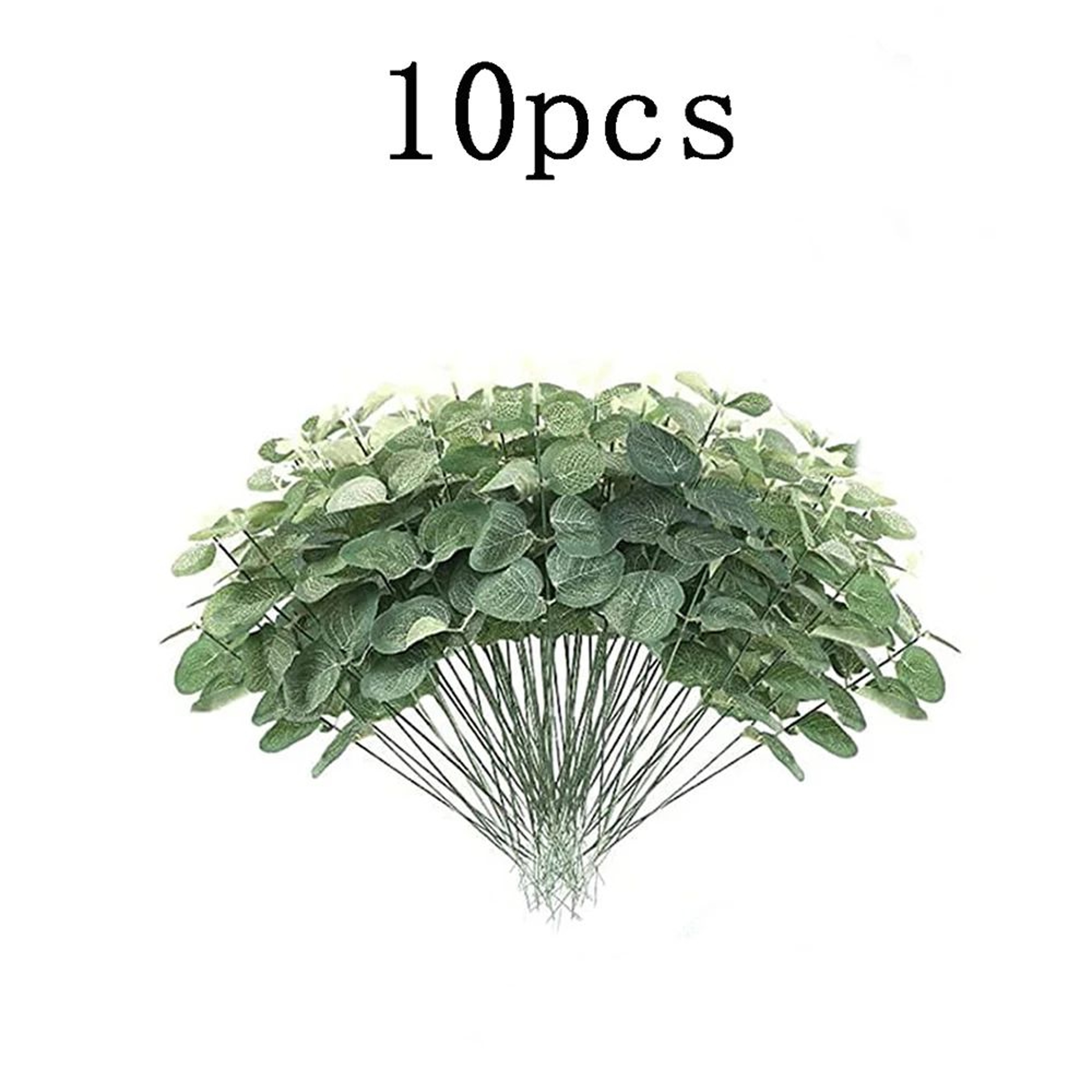 Artificial Eucalyptus Stems Set  Realistic Faux Eucalyptus Bouquet For Wedding  Home Decor 11