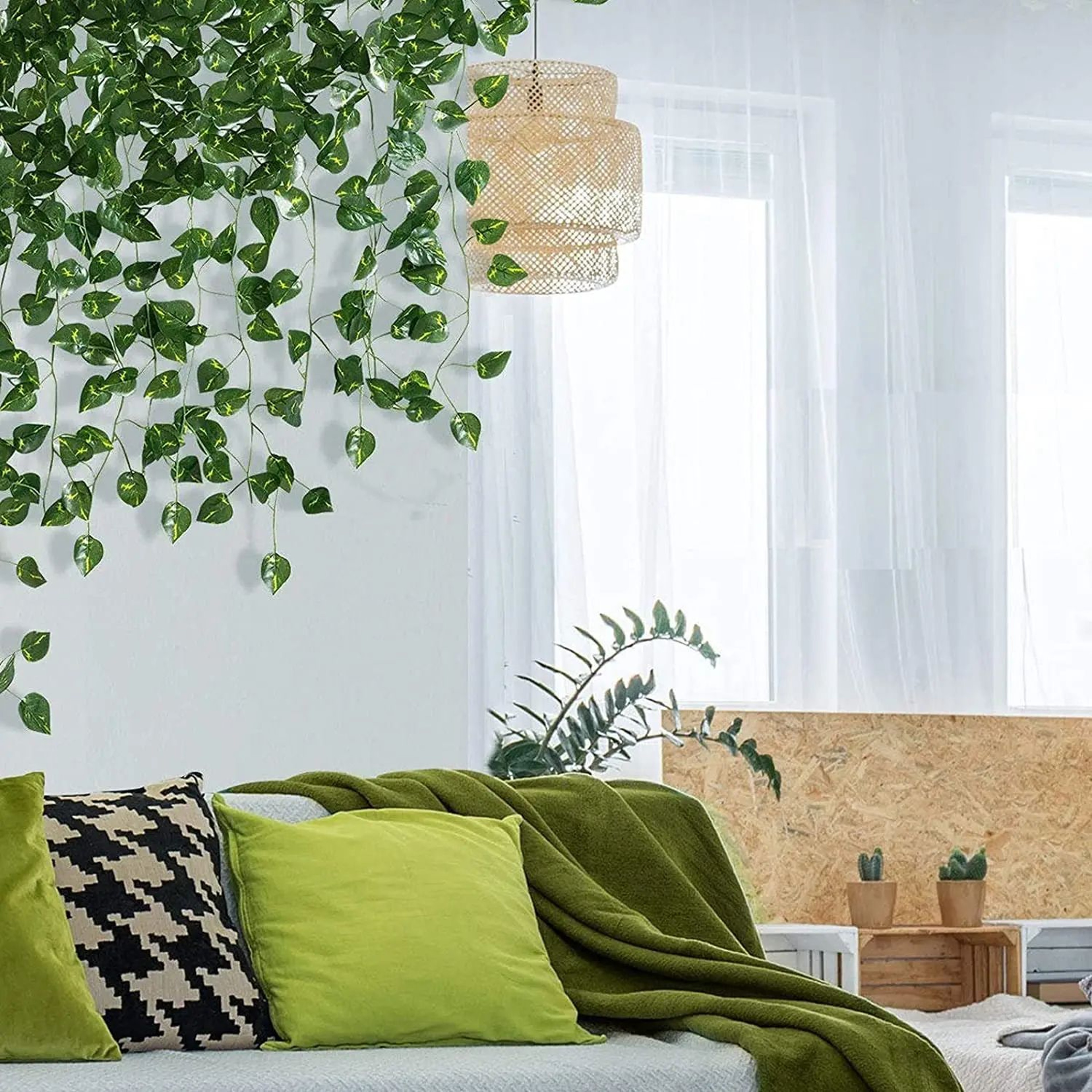 LushFlow Artificial Ivy Garland Vines For Home  Wedding Decor 3
