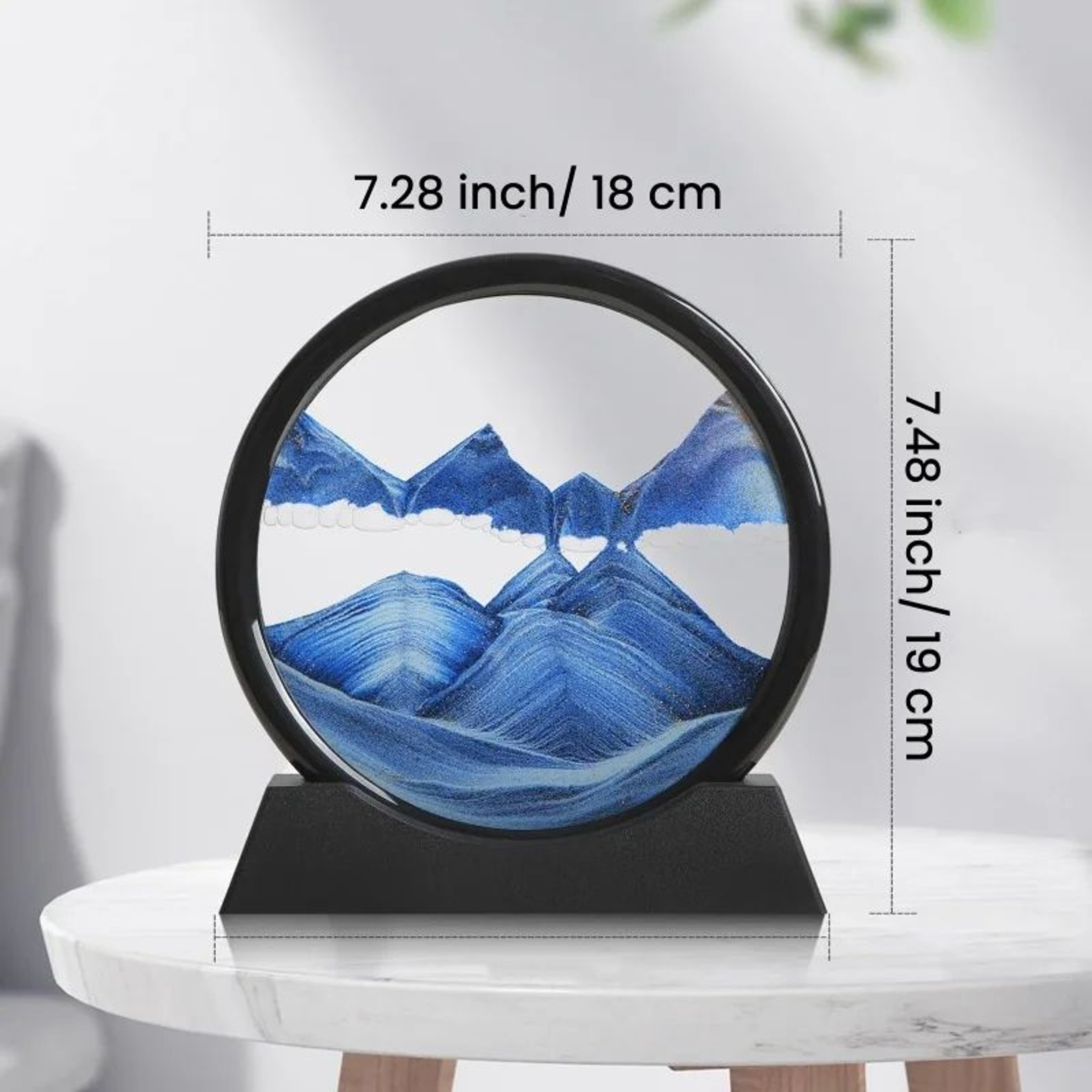 3D Moving Sand Art Frame – Relaxing Hourglass Sandscape Decor for Home & Office – view 7