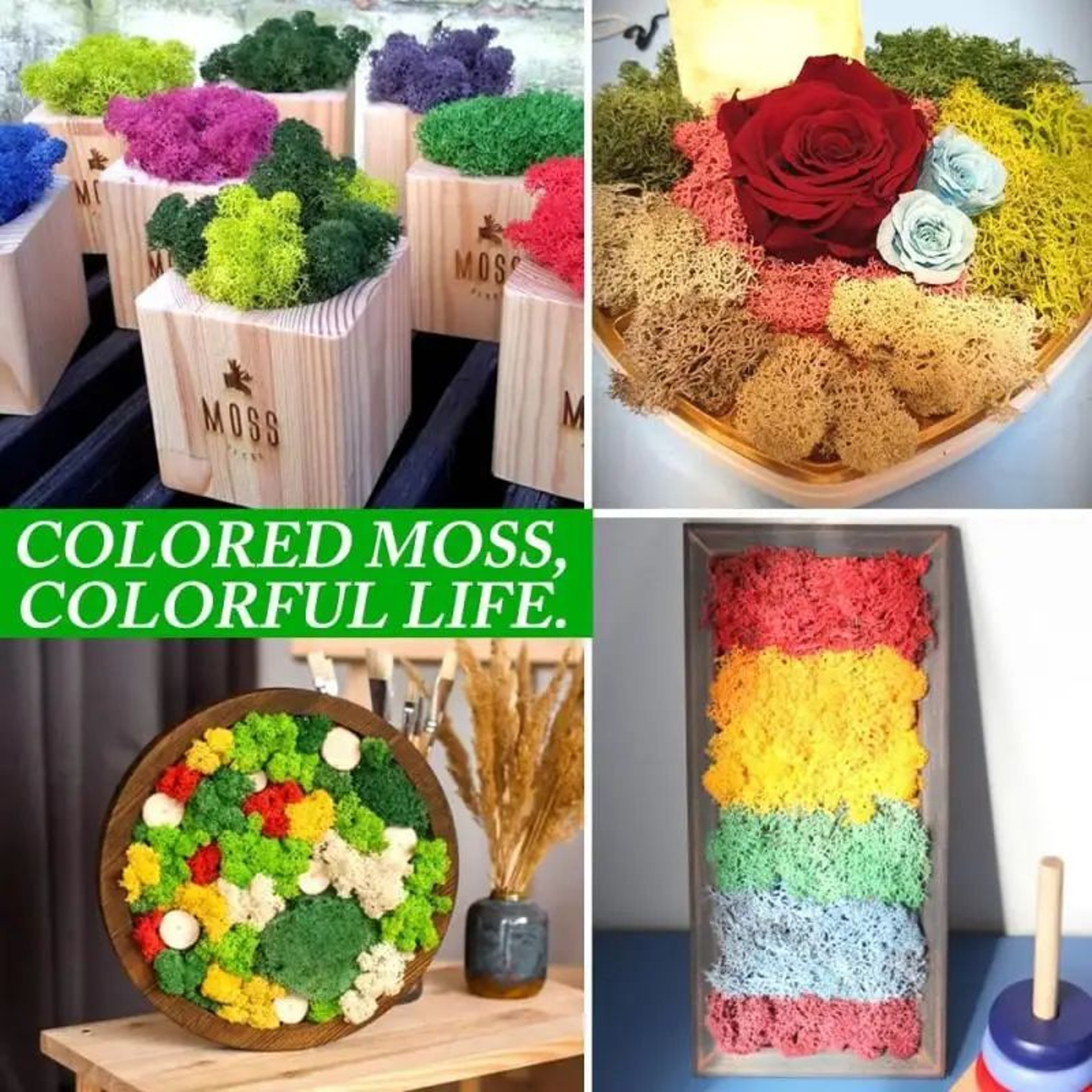 Artificial Moss Mini Landscape Decor  Realistic Fake Greenery For DIY Crafts  Home Garden Decoratio 1
