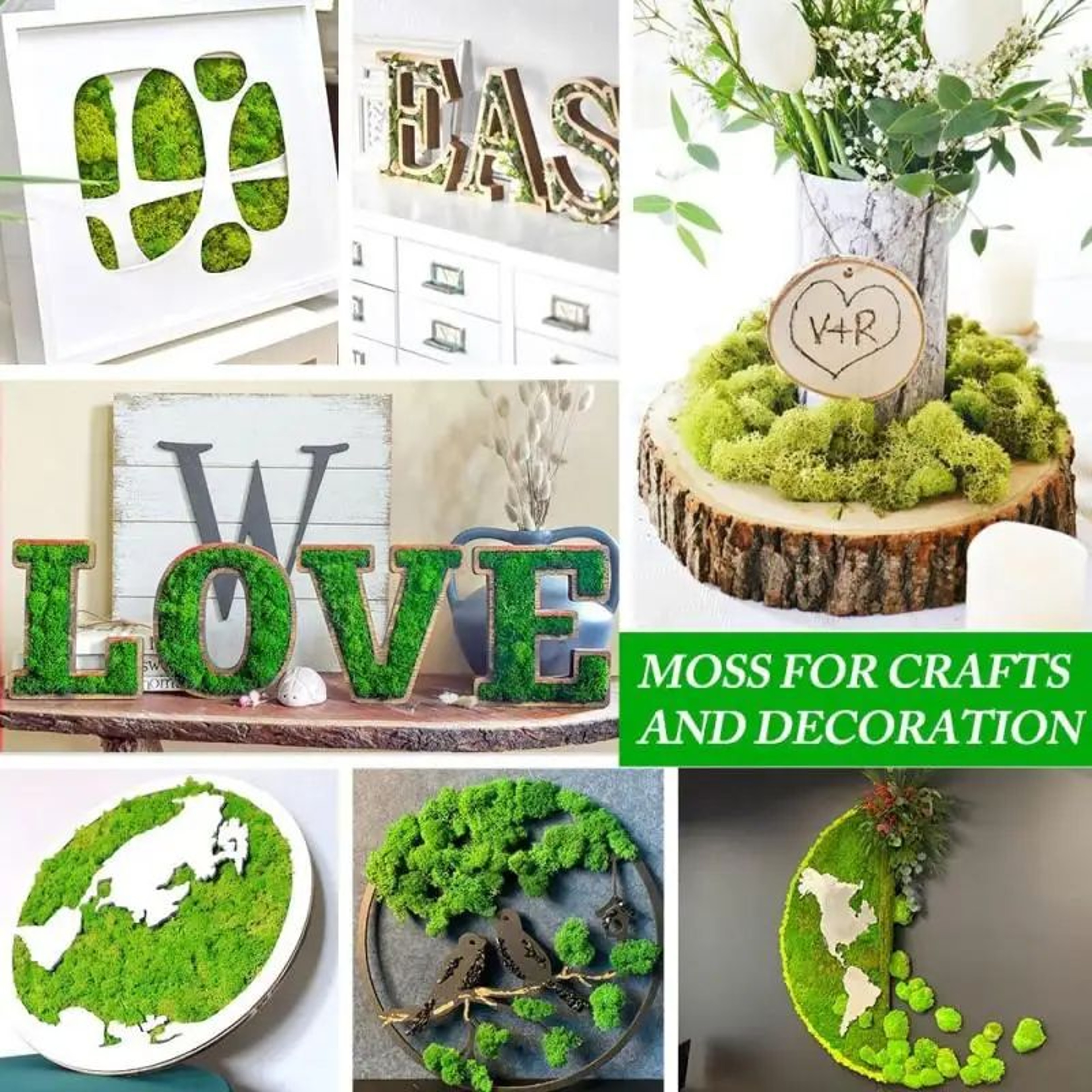 Artificial Moss Mini Landscape Decor  Realistic Fake Greenery For DIY Crafts  Home Garden Decoratio 3