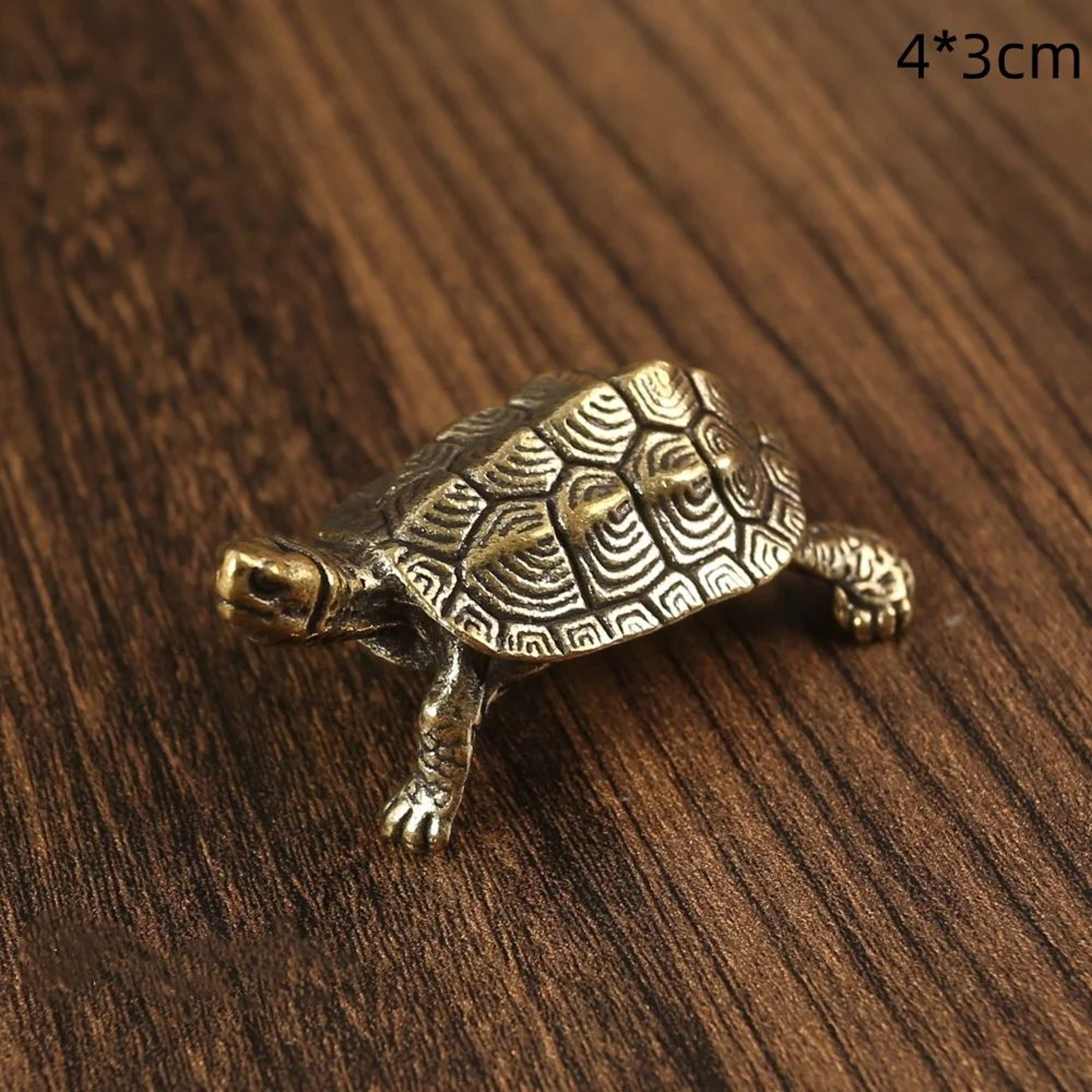 Feng Shui Turtle Brass Figurine For Wealth And Protection  Vintage Desk Decor Turtle 9