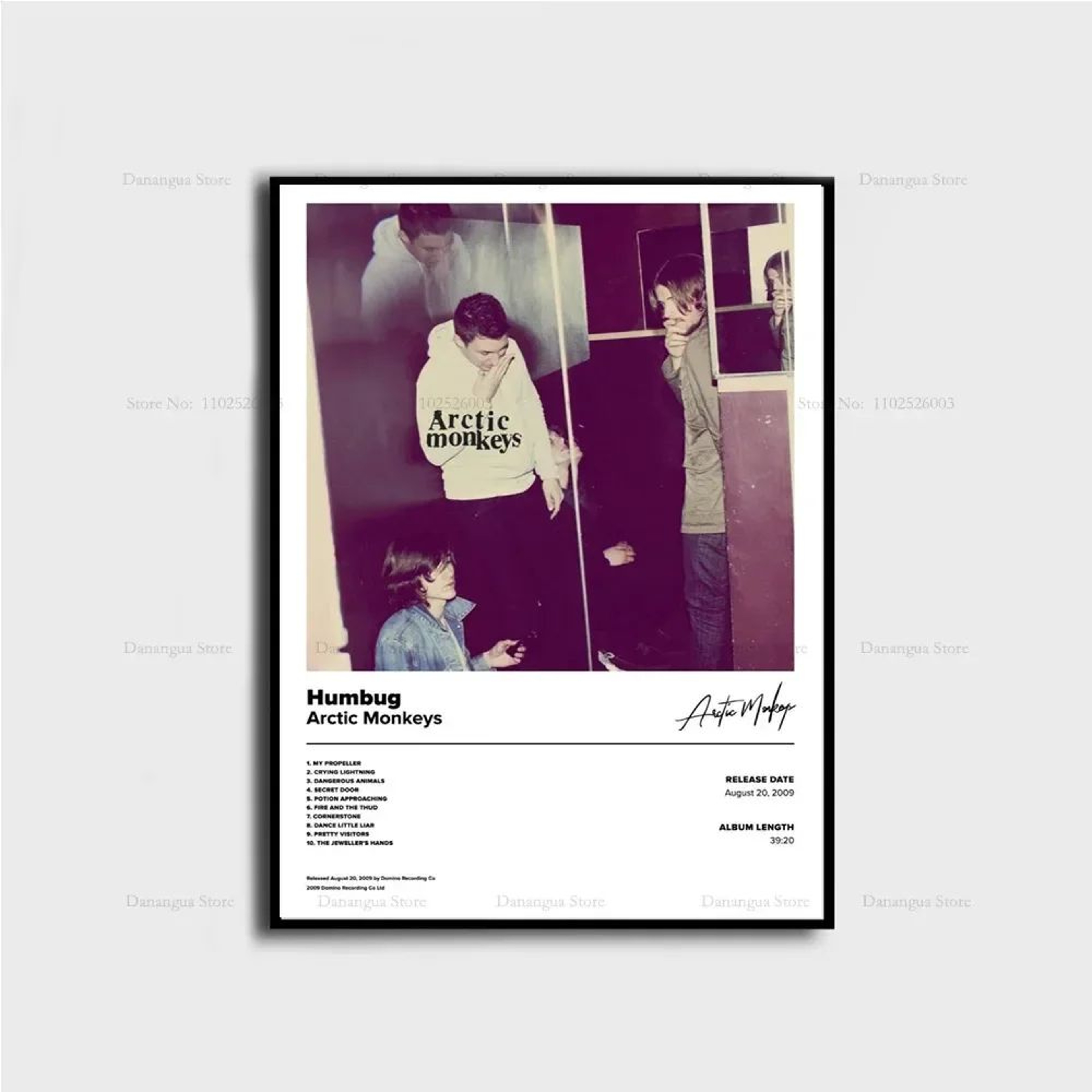 Arctic Monkeys Favourite Worst Nightmare Album Cover Wall Art Poster Print 11