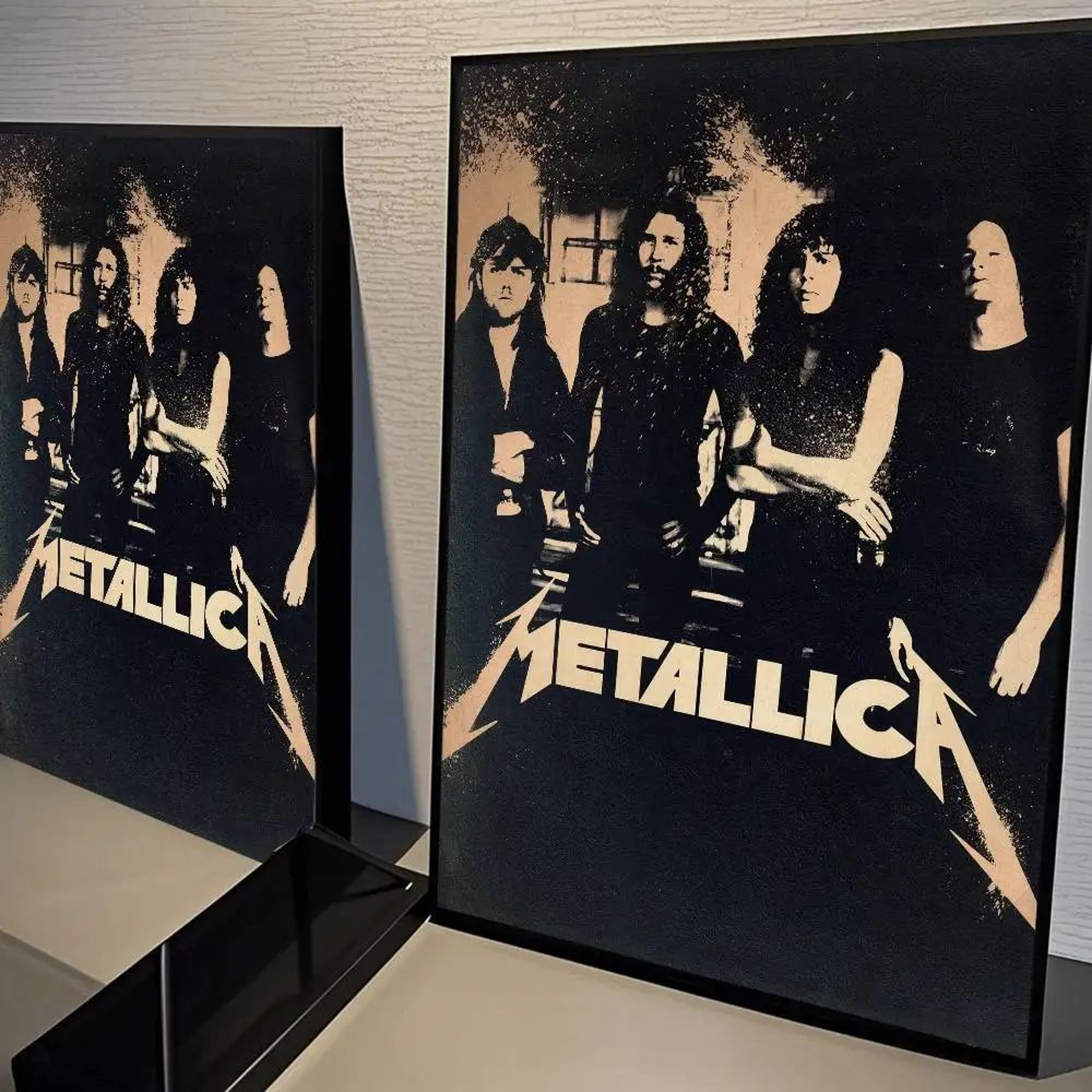 Metallica Wall Poster Vintage Band Wall Sticker For Music Room Decor 7