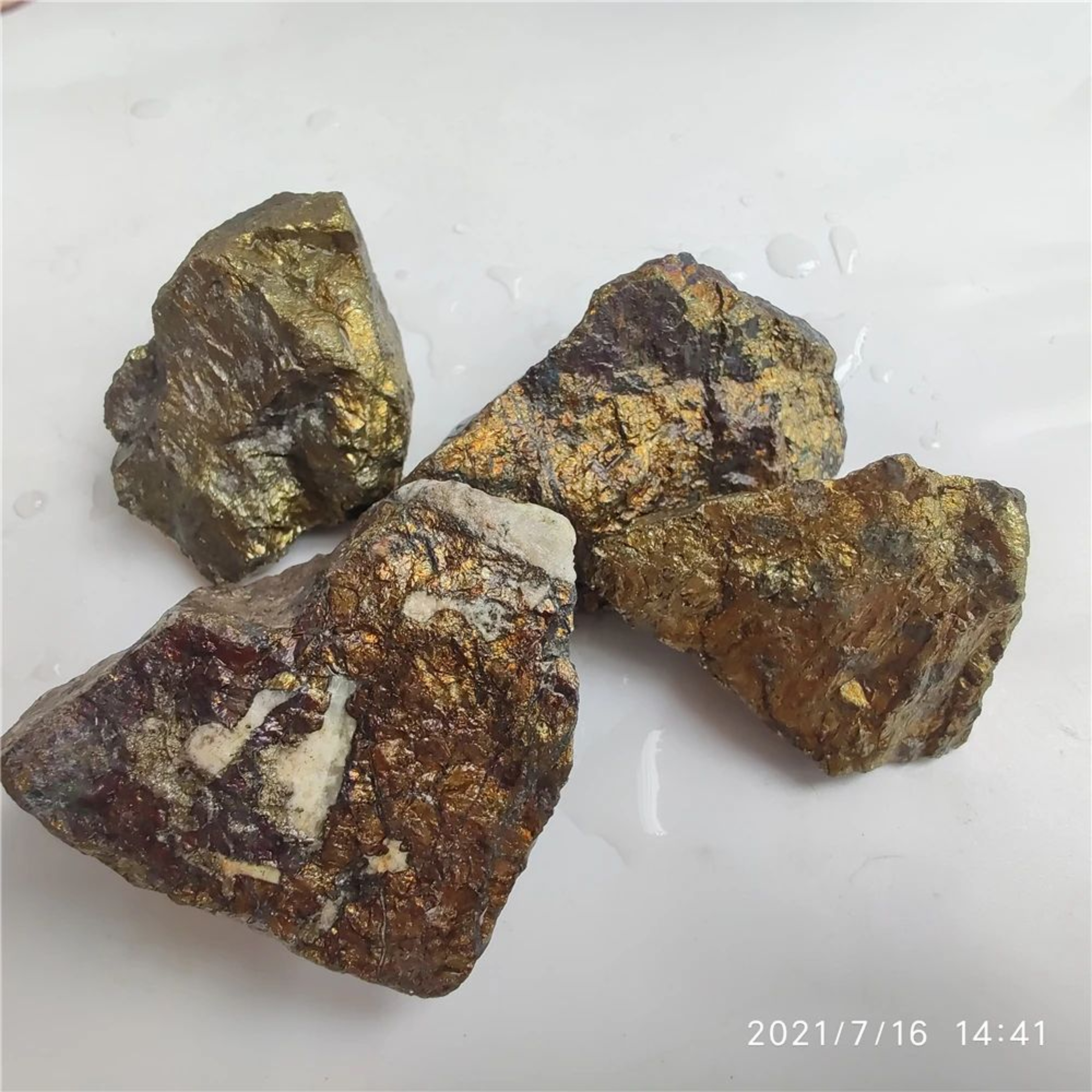 Natural Chalcopyrite Specimen Raw Copper Ore Mineral For Collectors  Classrooms 5