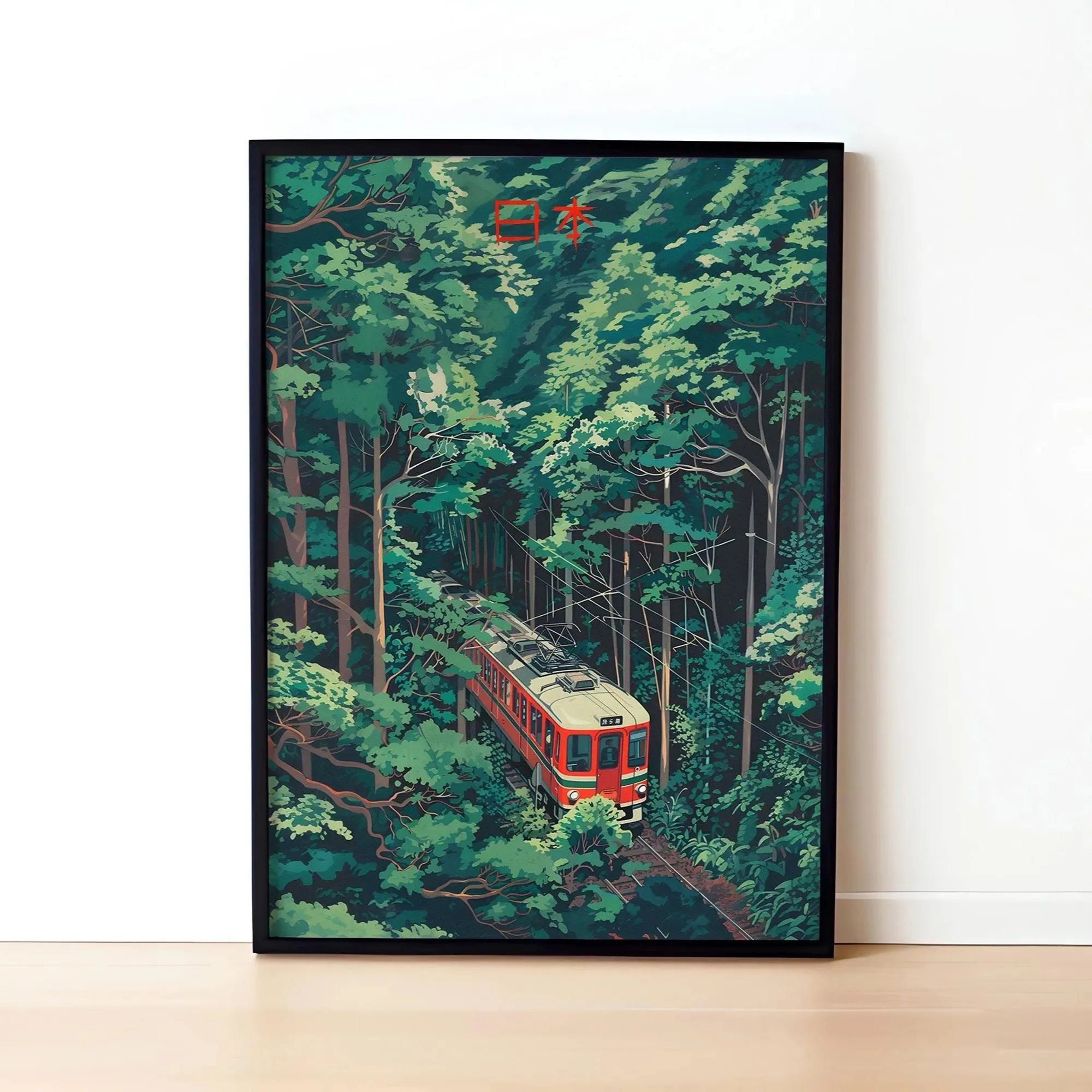 Tokyo Rainy Night Canvas Print Japanese Cityscape Wall Decor 10