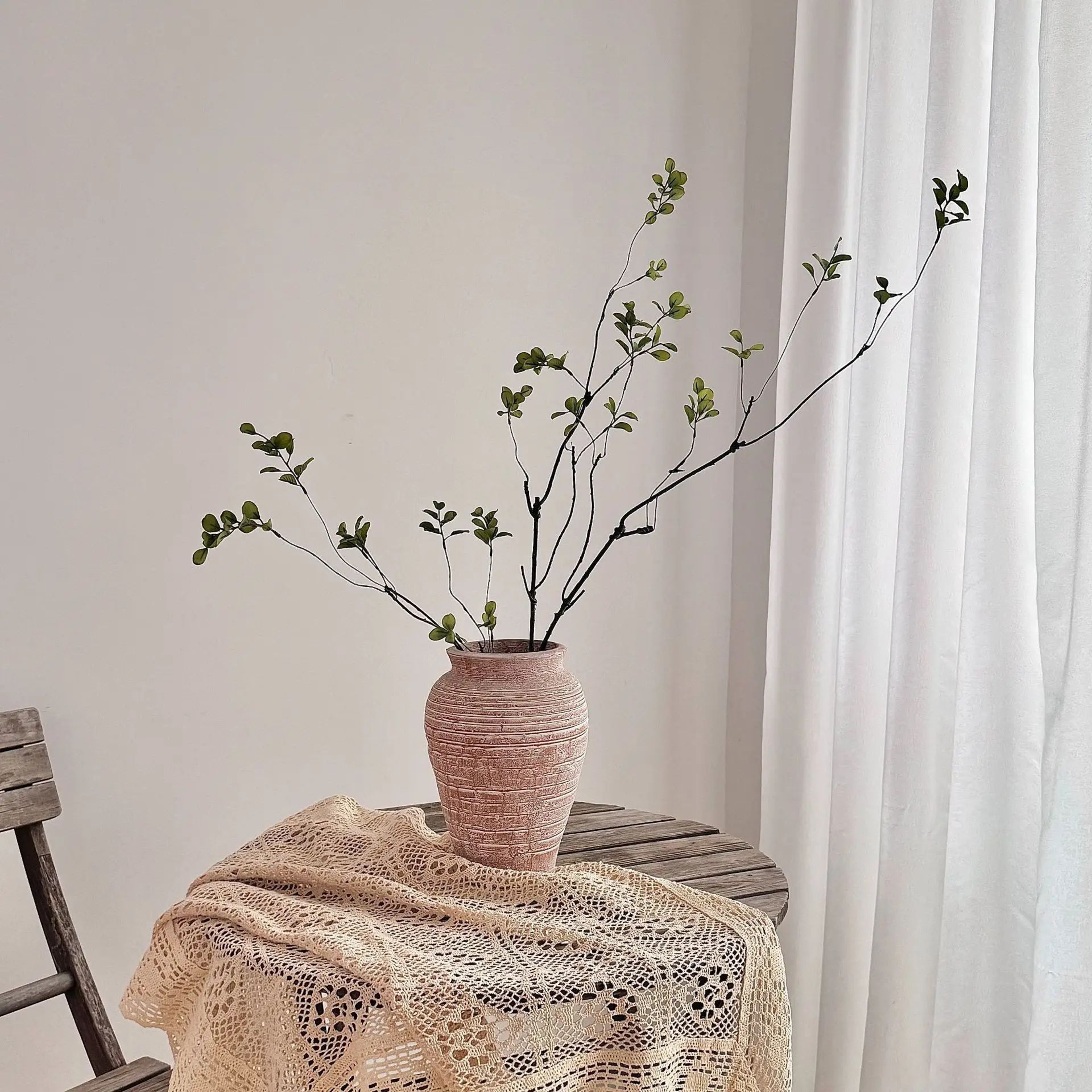 22 Chinese Style Artificial Autumn Branches  Elegant Faux Fall Decor Stems For Vase Arrangements 5