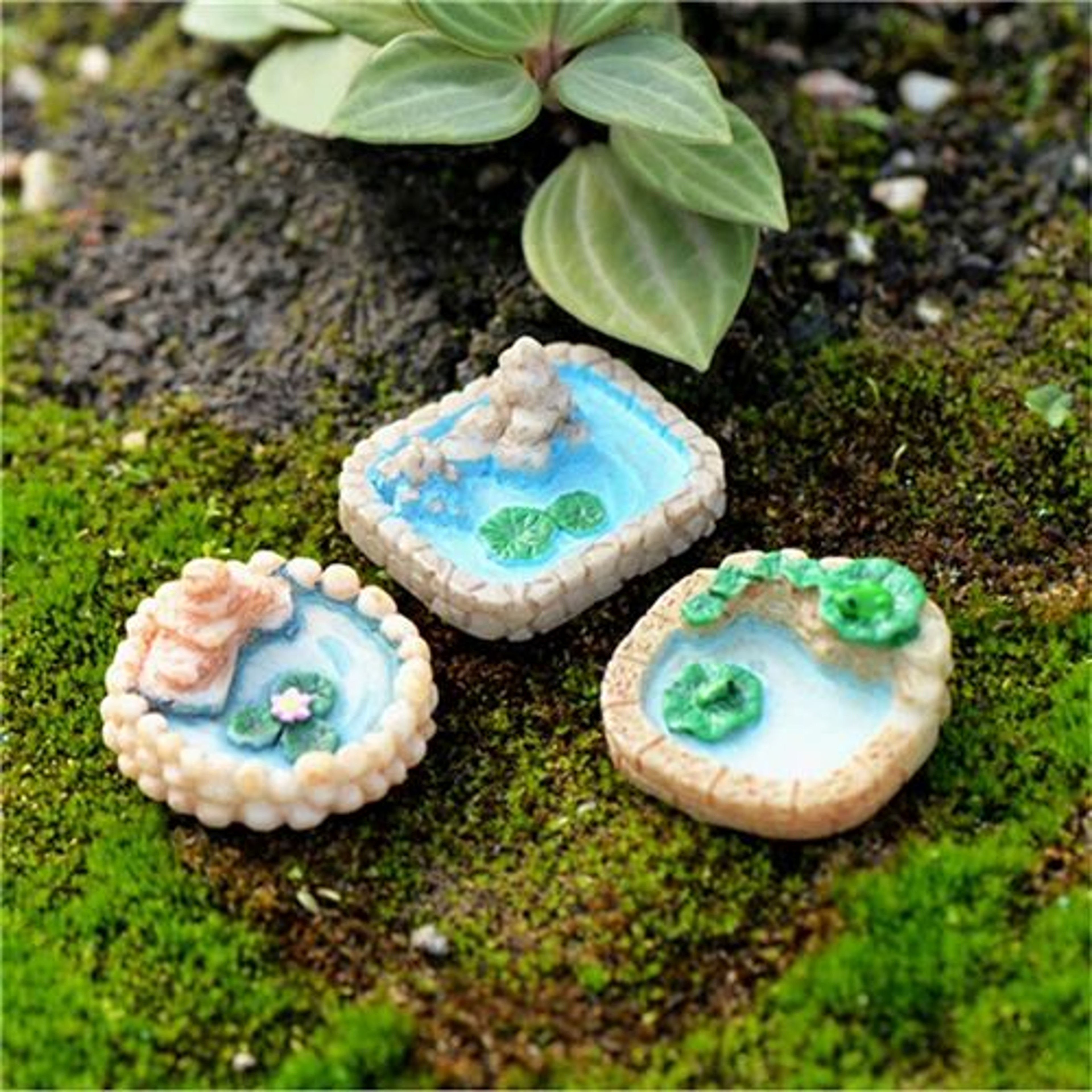 Cute Mini Animal Figurines For Fairy Garden Decor  Bonsai Miniatures 0