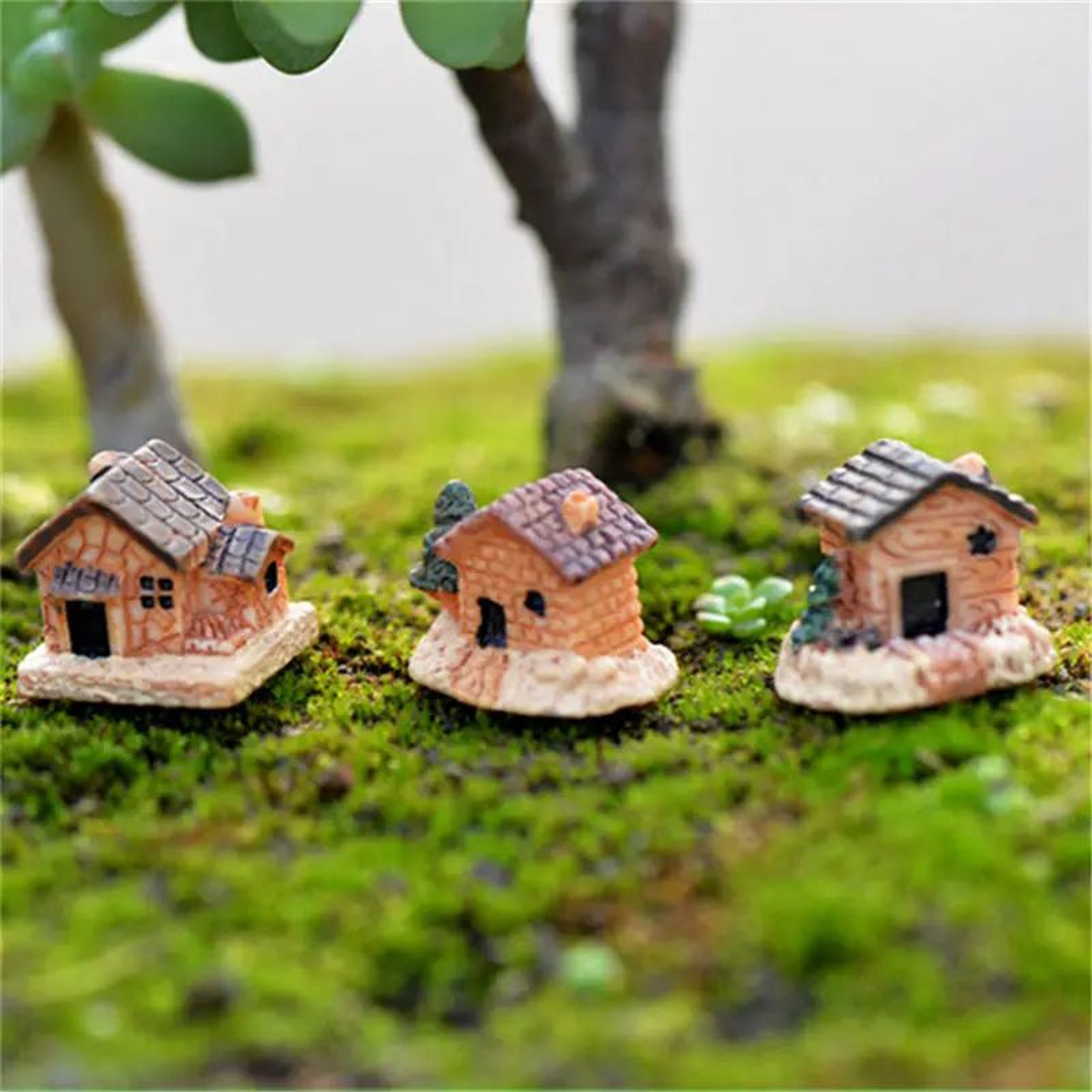 Cute Mini Animal Figurines For Fairy Garden Decor  Bonsai Miniatures 2