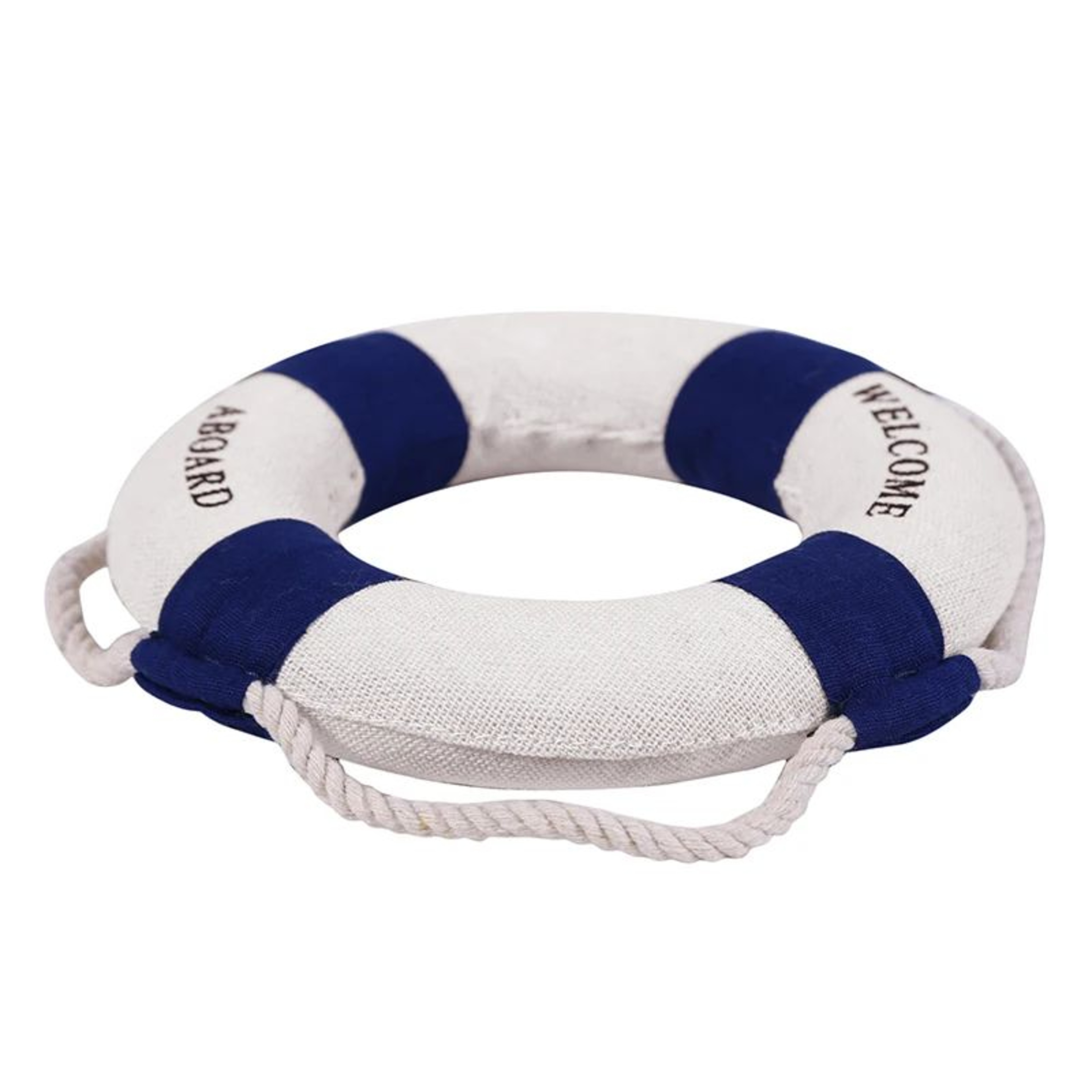 Vintage Nautical Lifebuoy Wall Decor  Mediterranean Coastal Accent 14