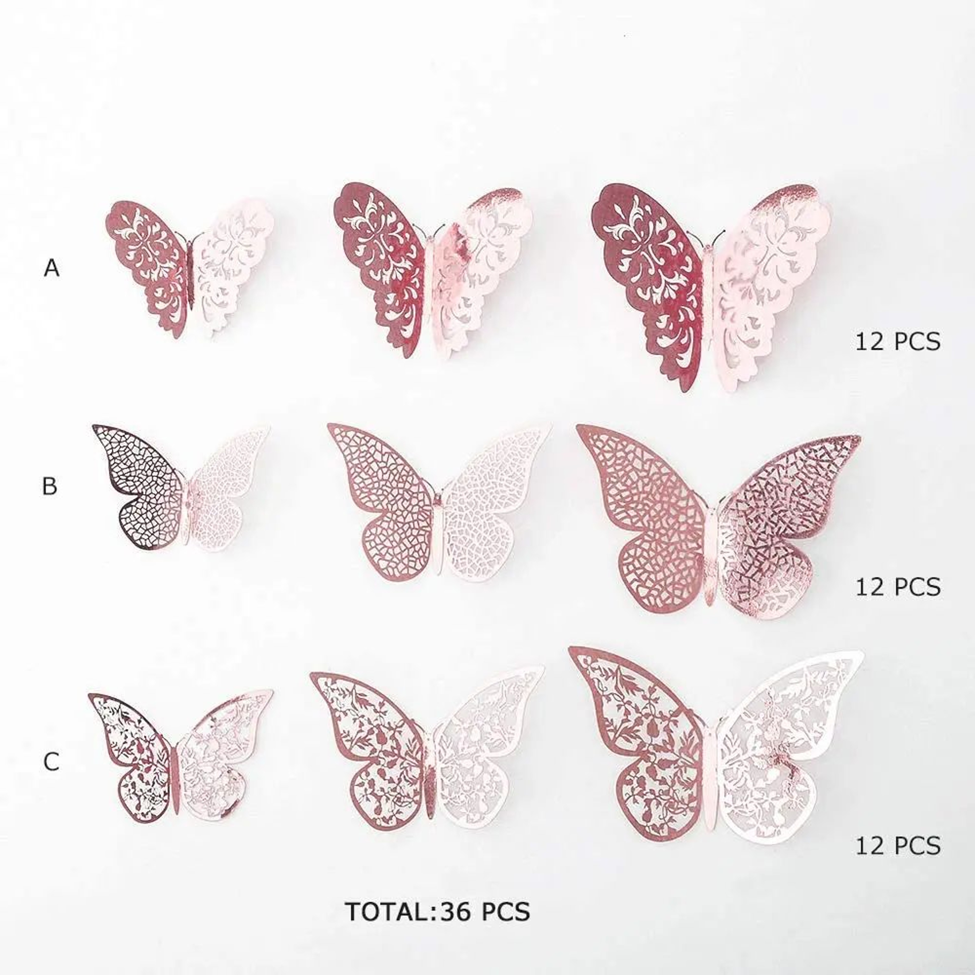 3D Mirror Butterfly Wall Stickers  Elegant DIY Wall Decoration For Modern Spaces 3