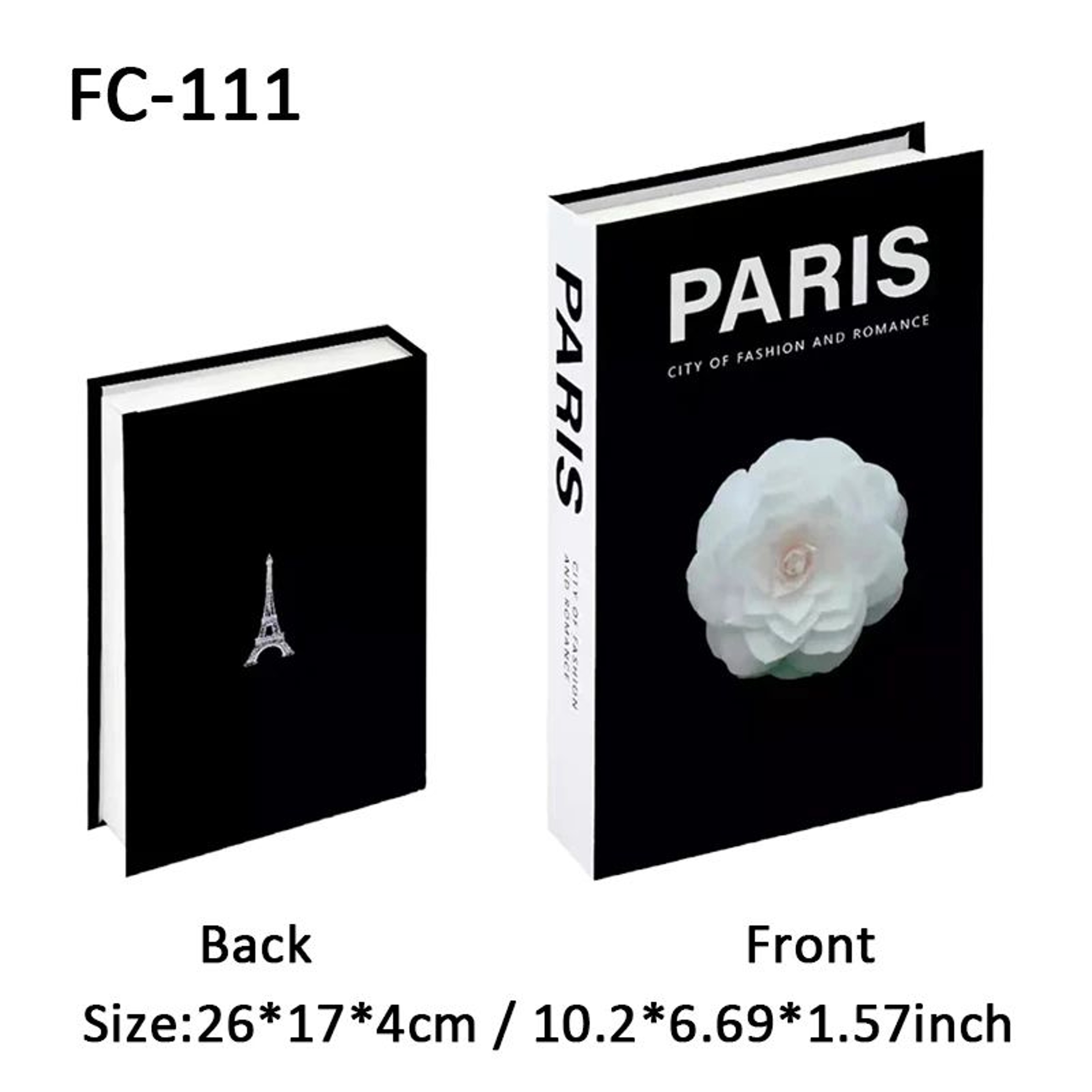 Luxury Decorative Fake Books Storage Box For Coffee Table Decor 6