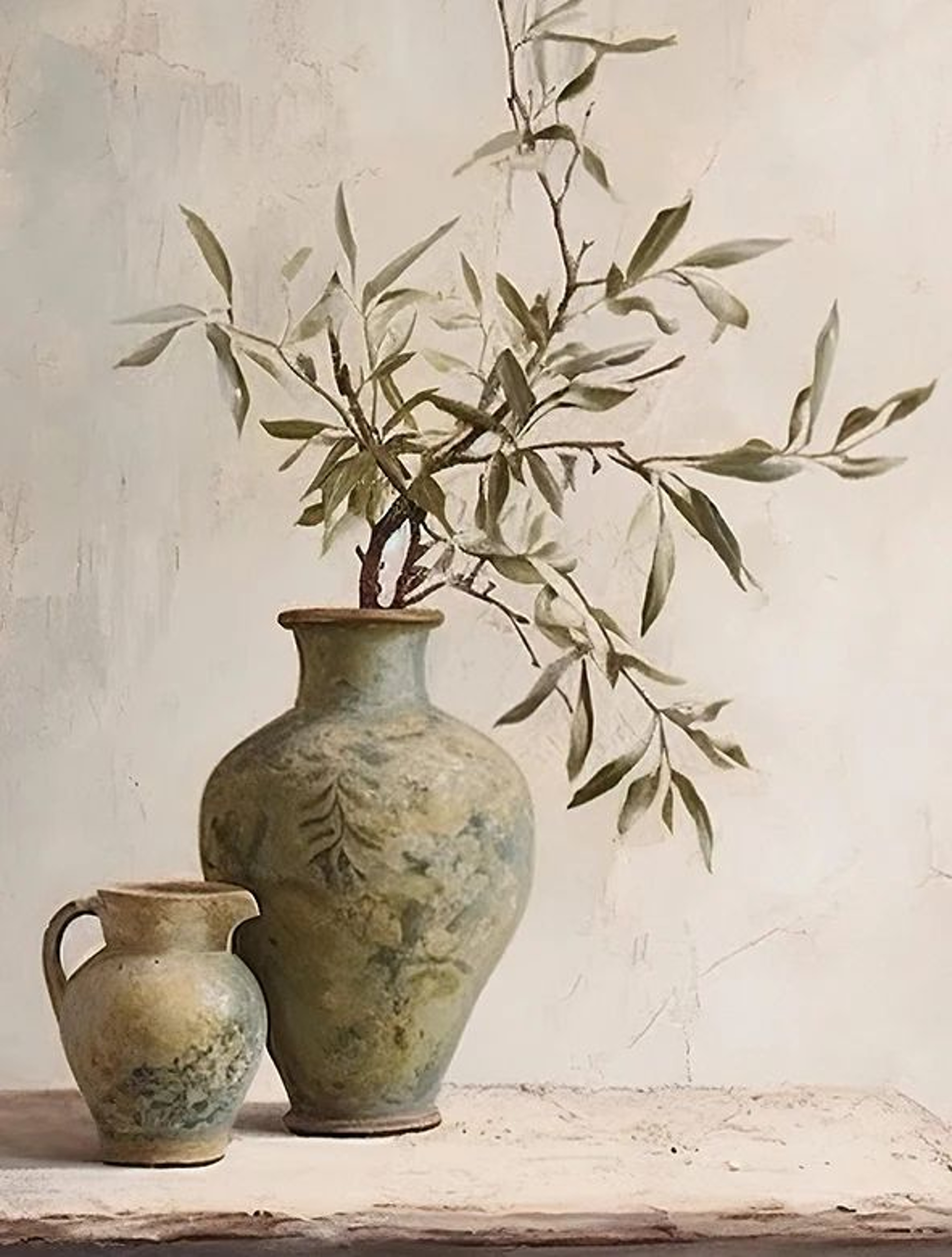 Elegant Olive  Lemon Botanical Canvas Wall Art For Living Room  Bedroom Decor 7