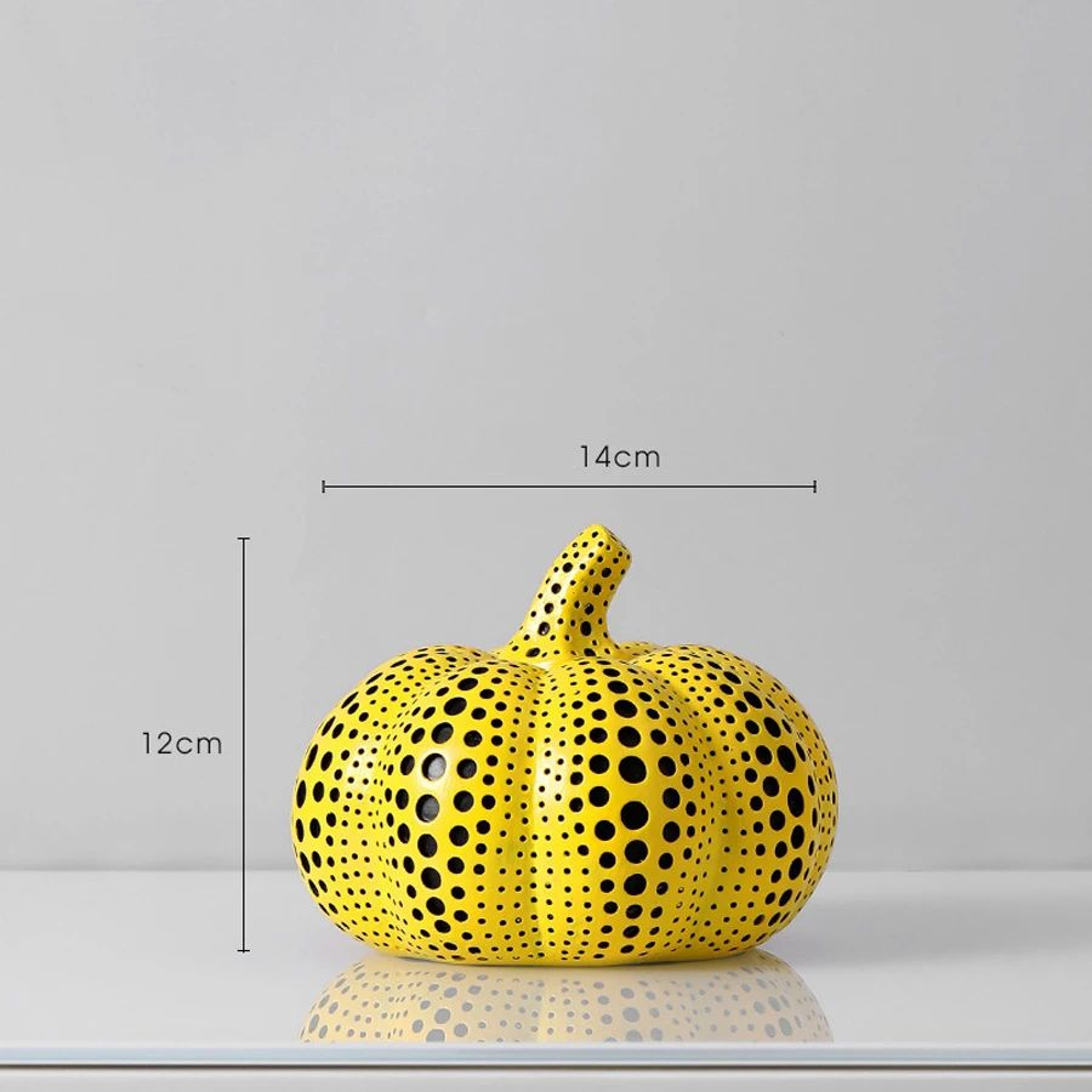Whimsical Owl Pumpkin Figurine  Owl Decor Pumpkin Ornament Funny Animal Desktop Sculpture 8