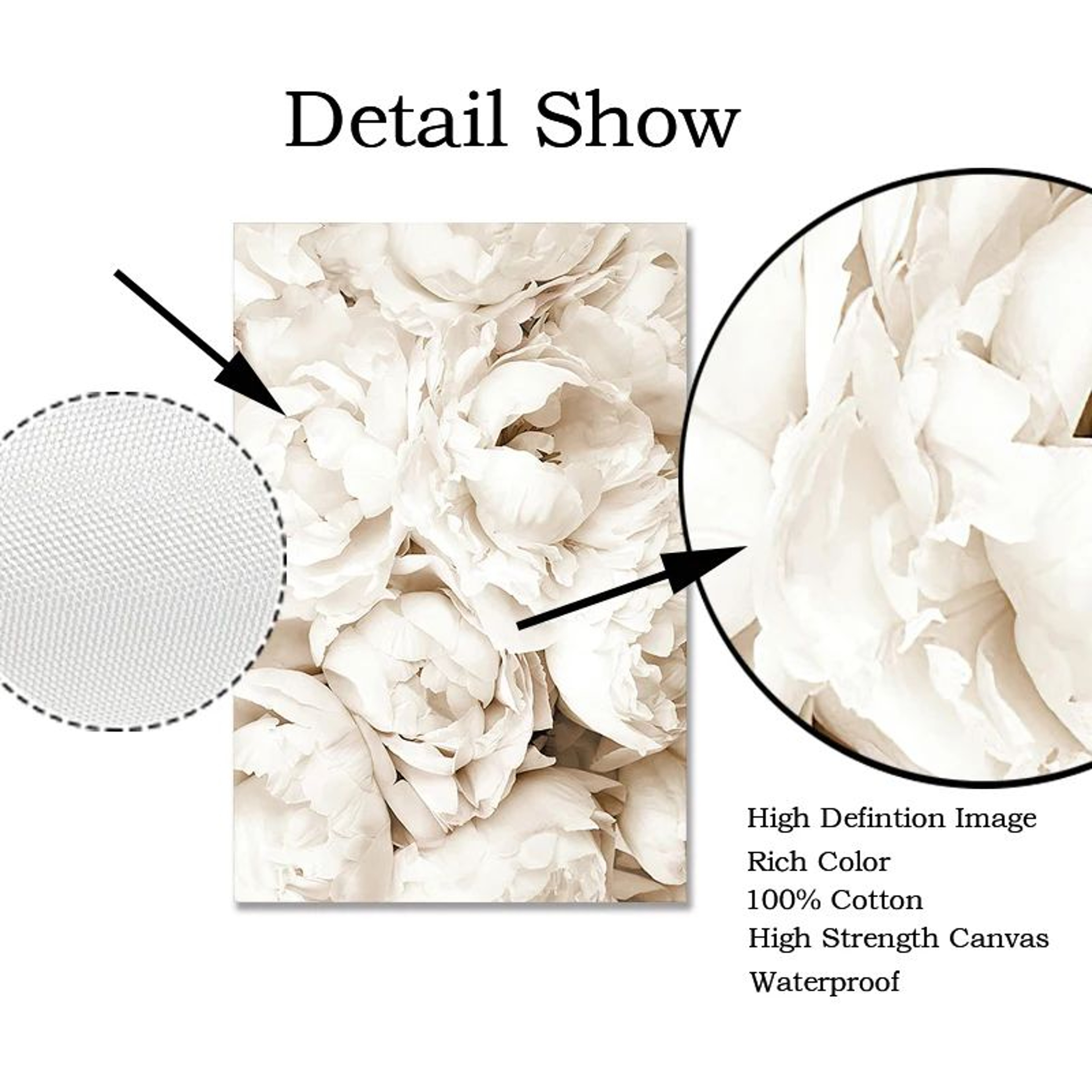 Nordic Coastal Canvas Wall Art Set  Minimalist Beach Flower Prints For Modern Home Decor 4