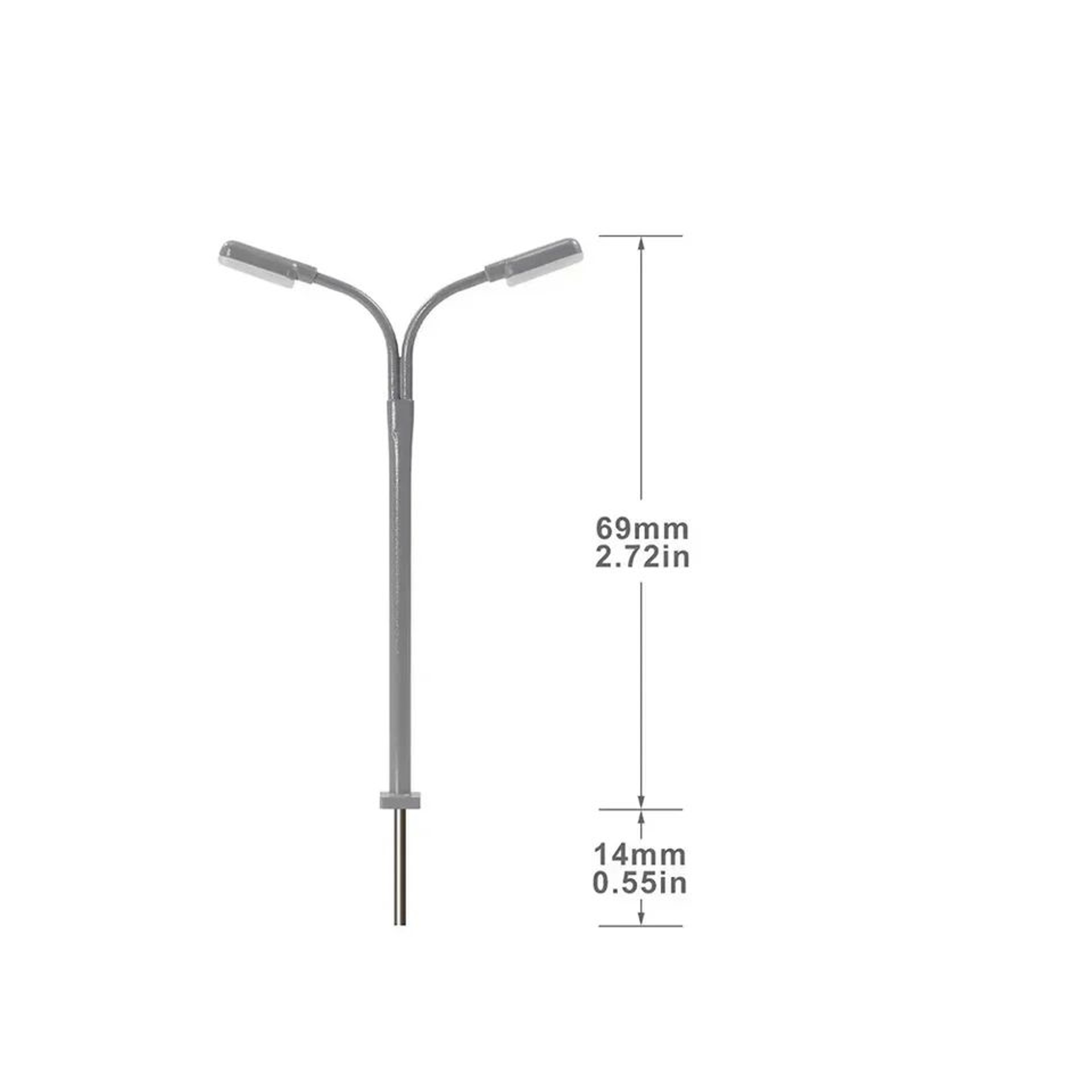 Street Lights – Miniature LED Lamp Posts for Model Railway Lighting (5-Piece Set) – view 7