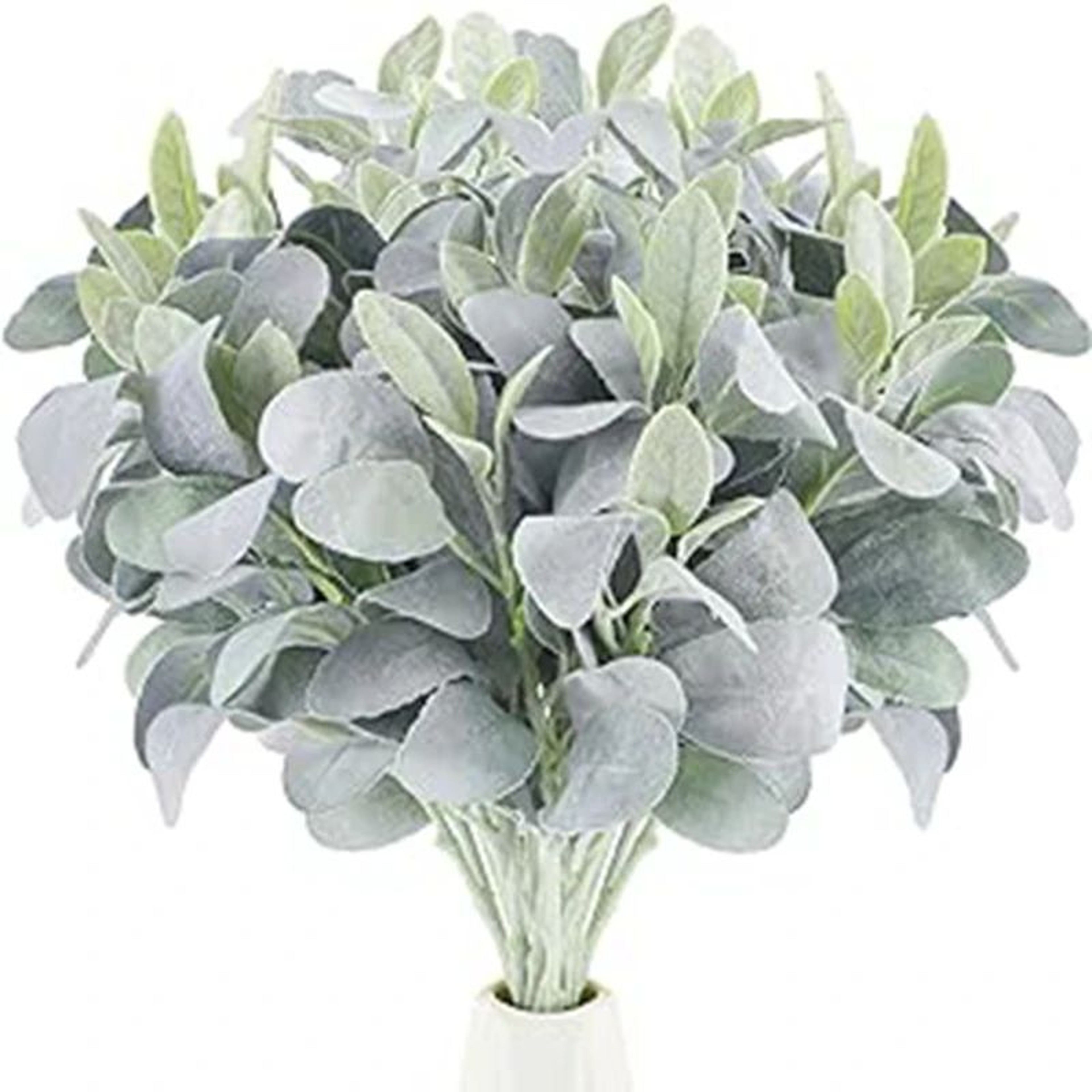 10Piece Artificial Lambs Ear Stems For Wedding Centerpieces Bouquets  DIY Wreaths 0