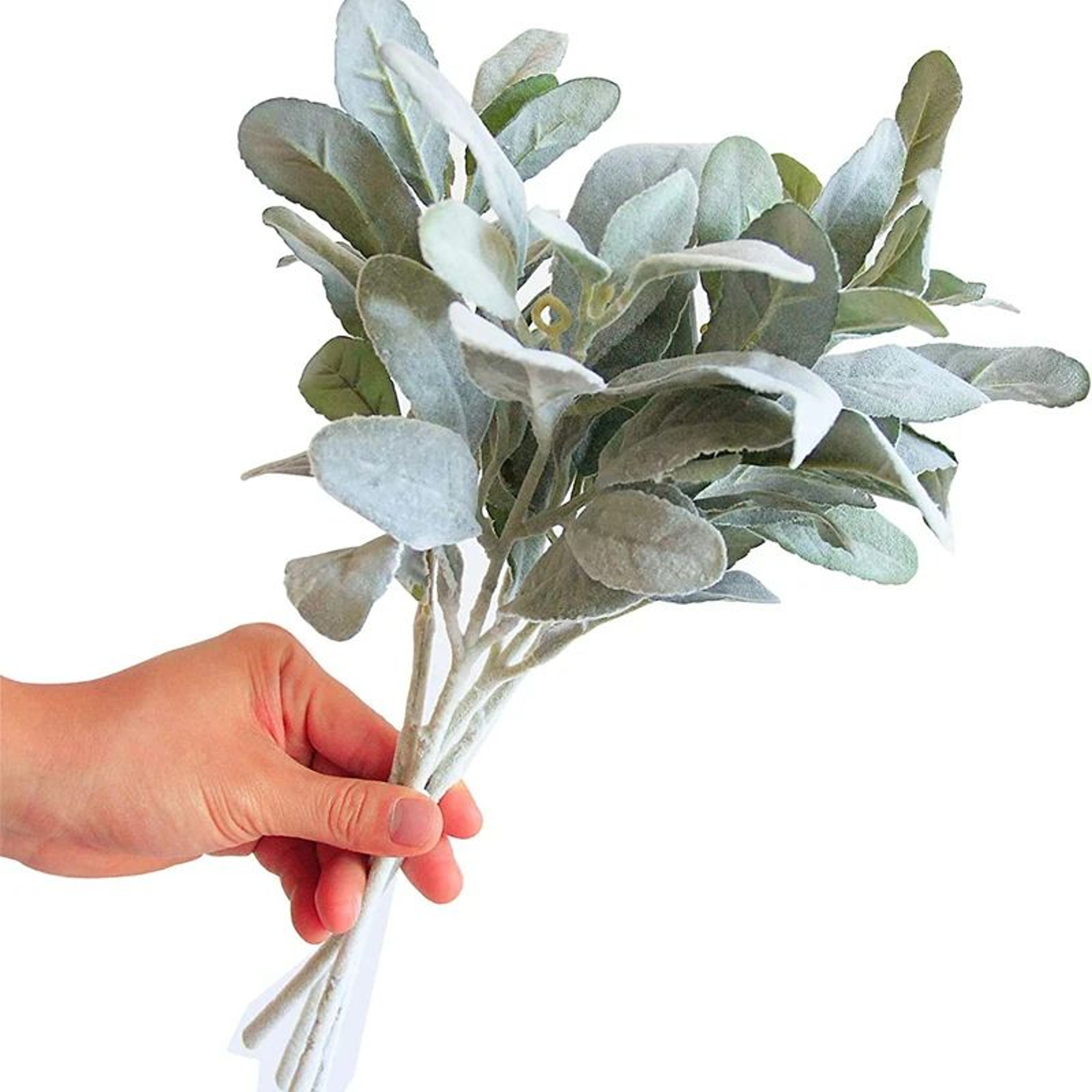 10Piece Artificial Lambs Ear Stems For Wedding Centerpieces Bouquets  DIY Wreaths 5