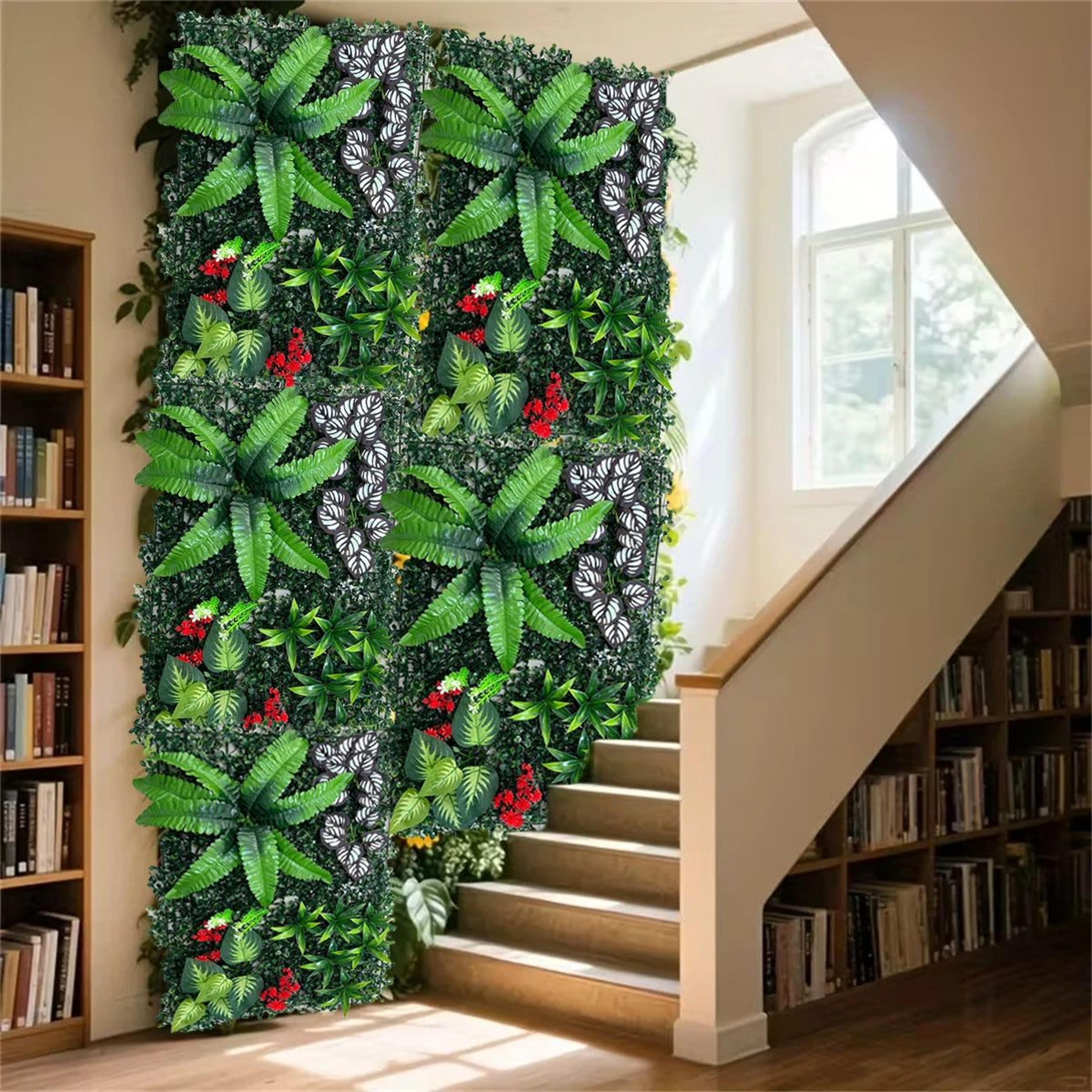 LushScape Artificial Plant Wall Panel For Indoor  Outdoor Decor 0