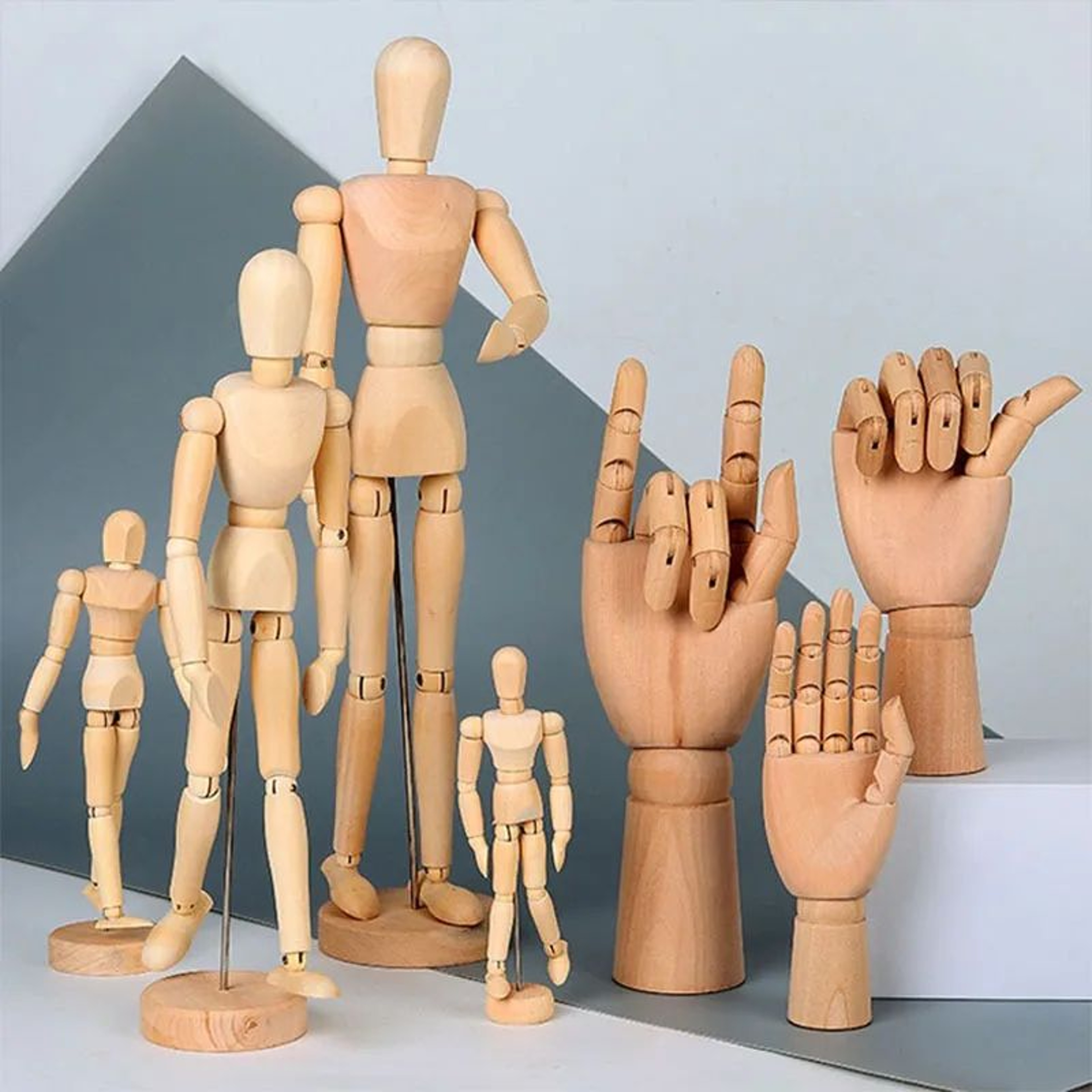 Wooden Artist Mannequin For Drawing  Posable Wooden Mannequin Decor Model 2