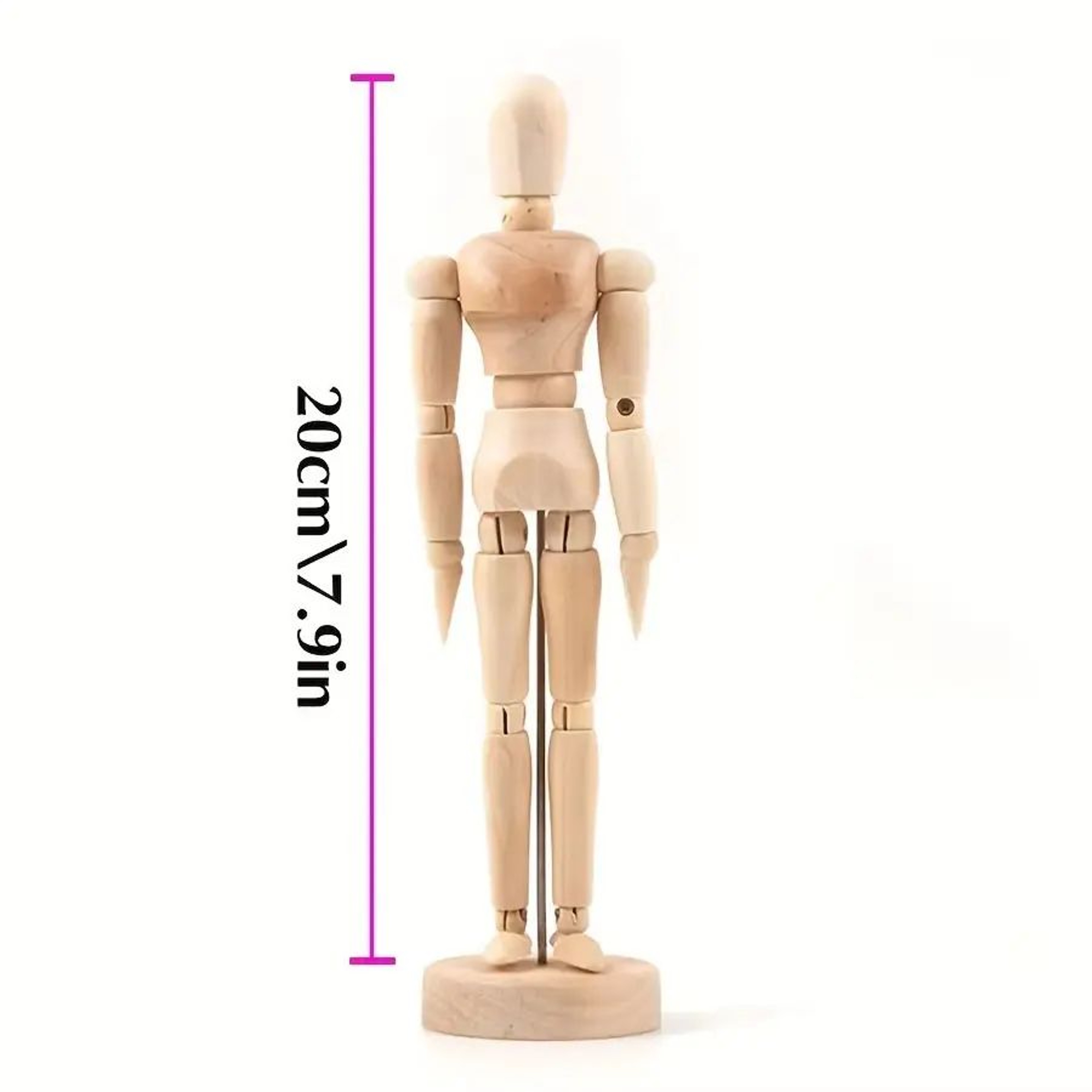 Wooden Artist Mannequin For Drawing  Posable Wooden Mannequin Decor Model 8
