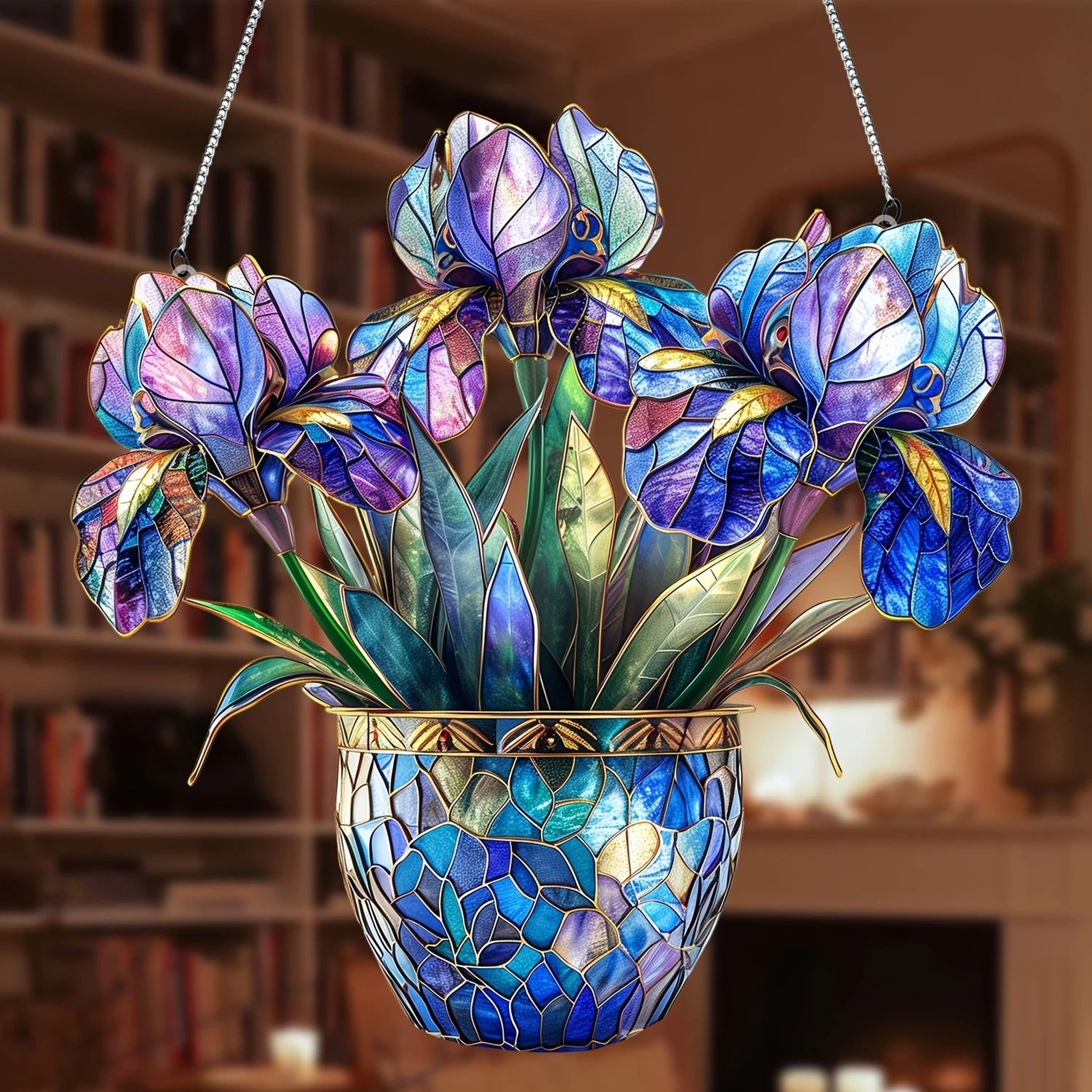 Acrylic Hanging Planter Sun Catcher For Indoor Plant Decor 4
