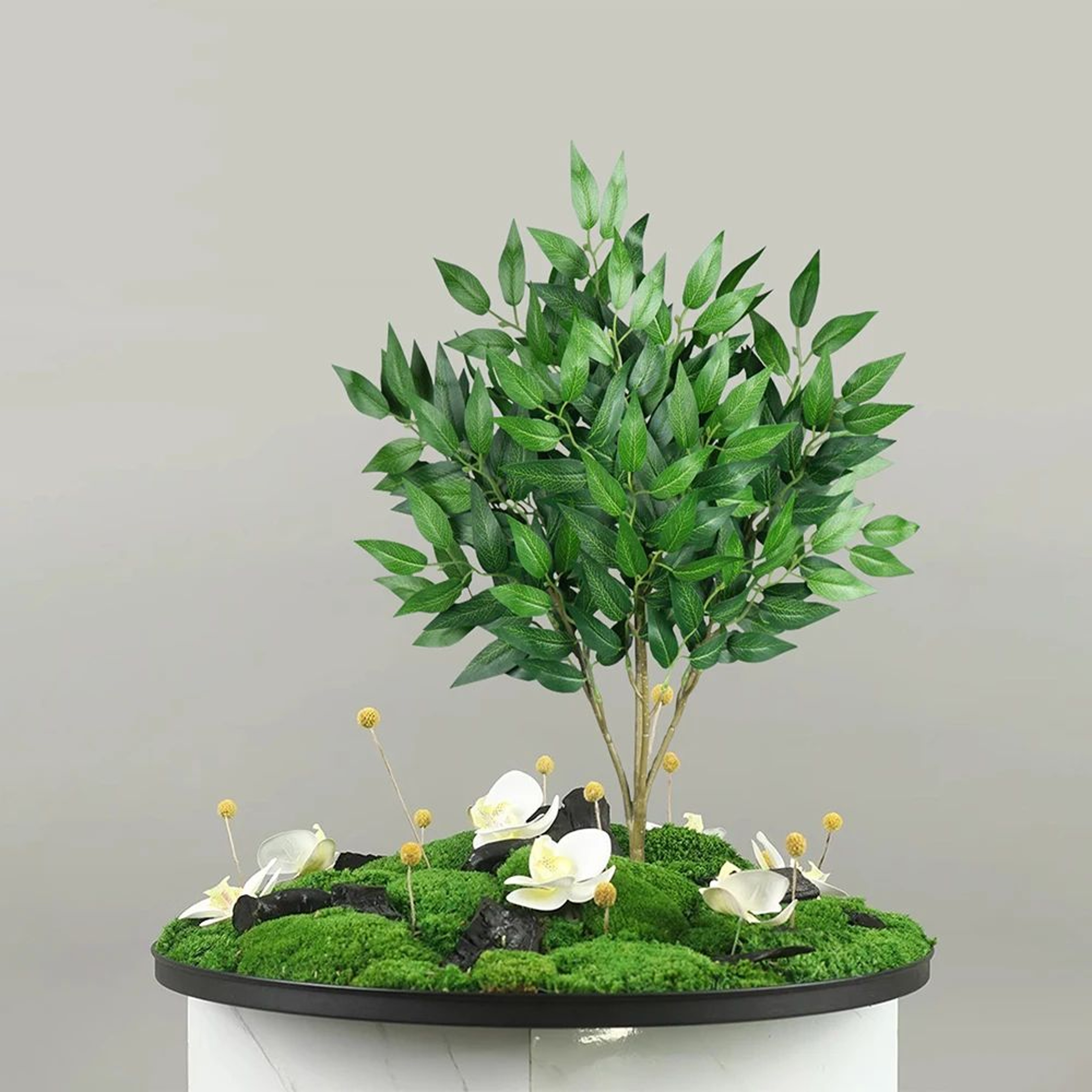 Lifelike Artificial Eucalyptus Plant Tall Decorative Indoor Tree For Home  Office Styling 3