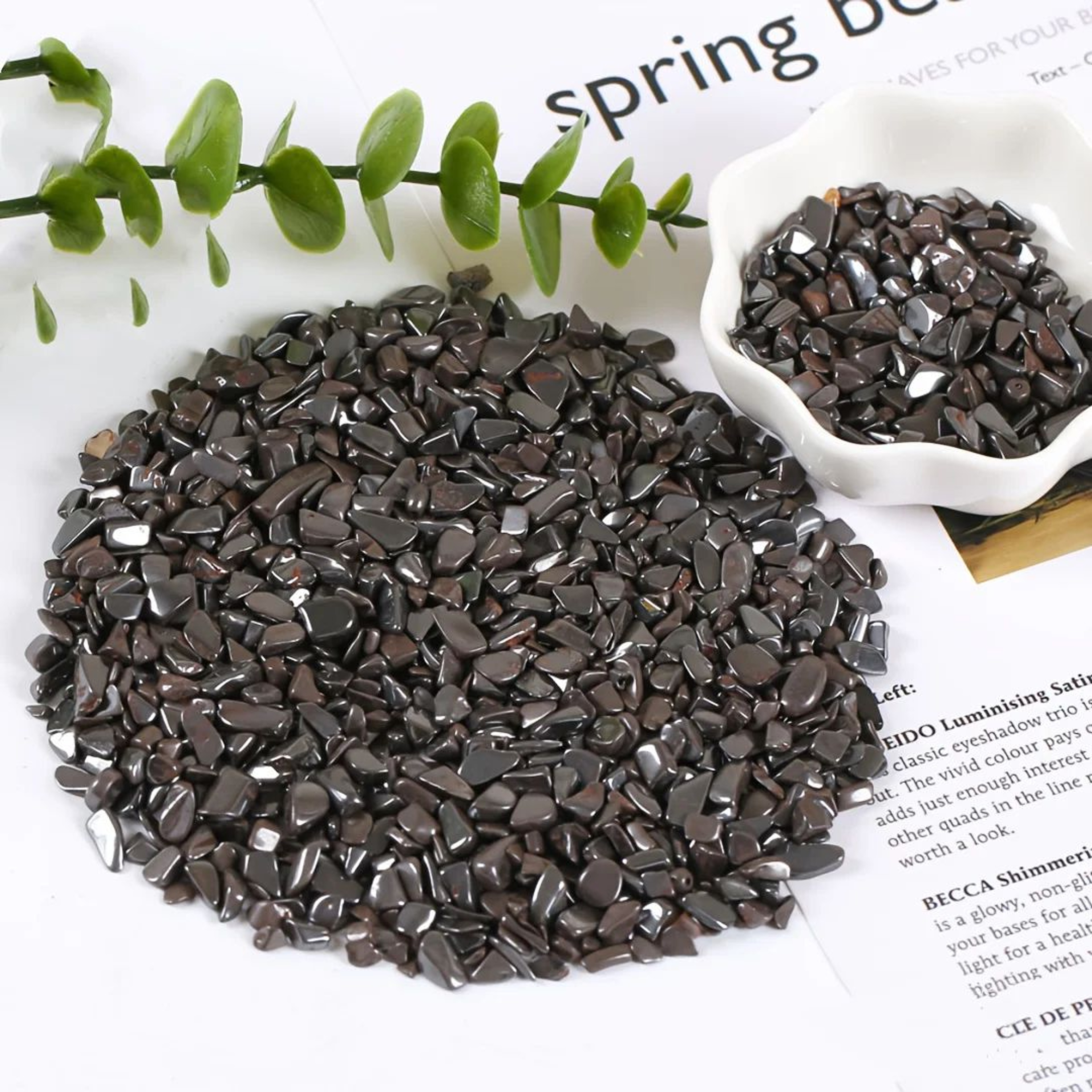 Hematite Crystal Chips For Healing Decor  Crafting 2