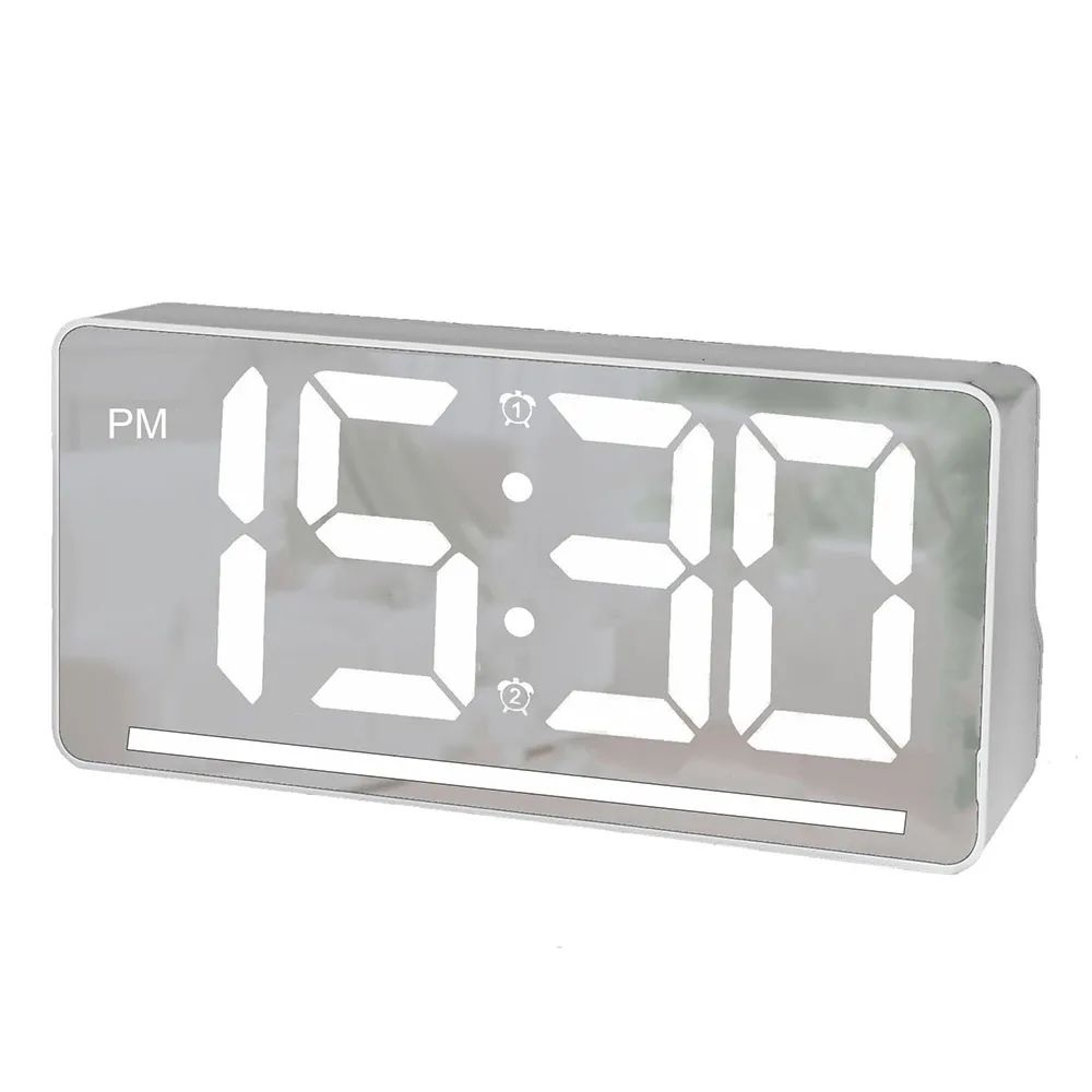 Large Display Digital Alarm Clock With Temperature And Night Light For Bedroom Desk 7