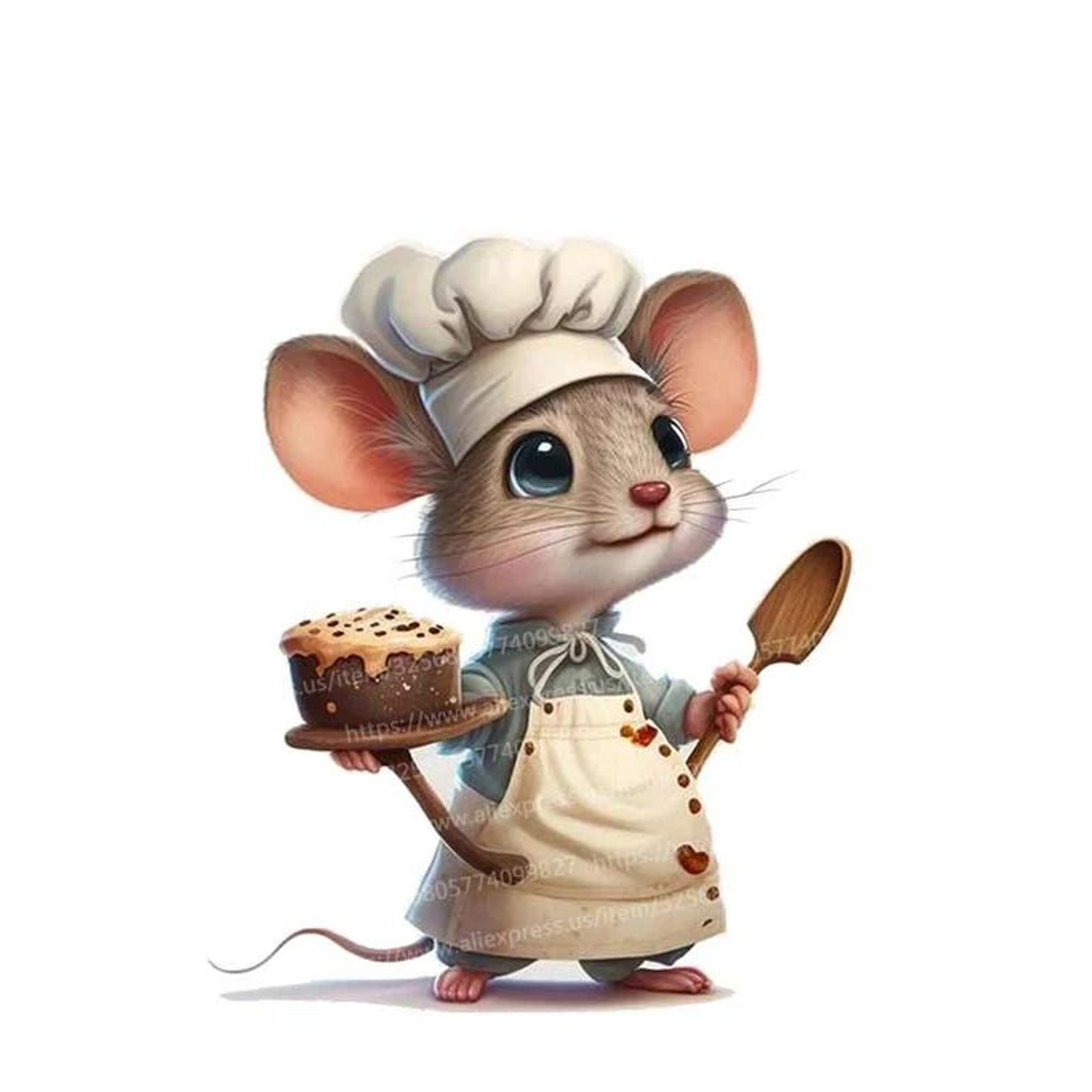Chef Mouse Wall Sticker Peel And Stick Kitchen Wall Decal 7