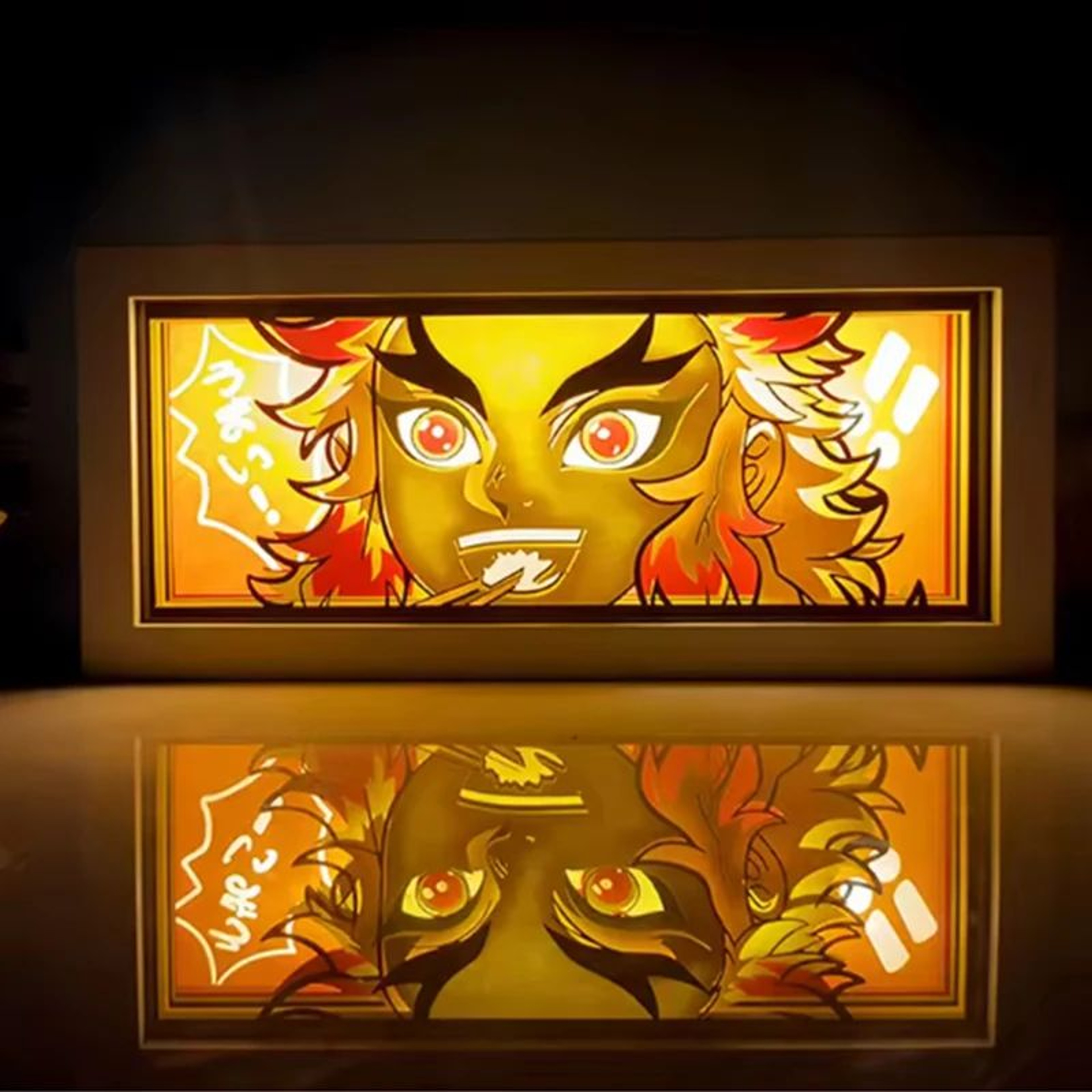 Tanjiro LED Light Box Demon Slayer Night Light For Anime Room Decor 7