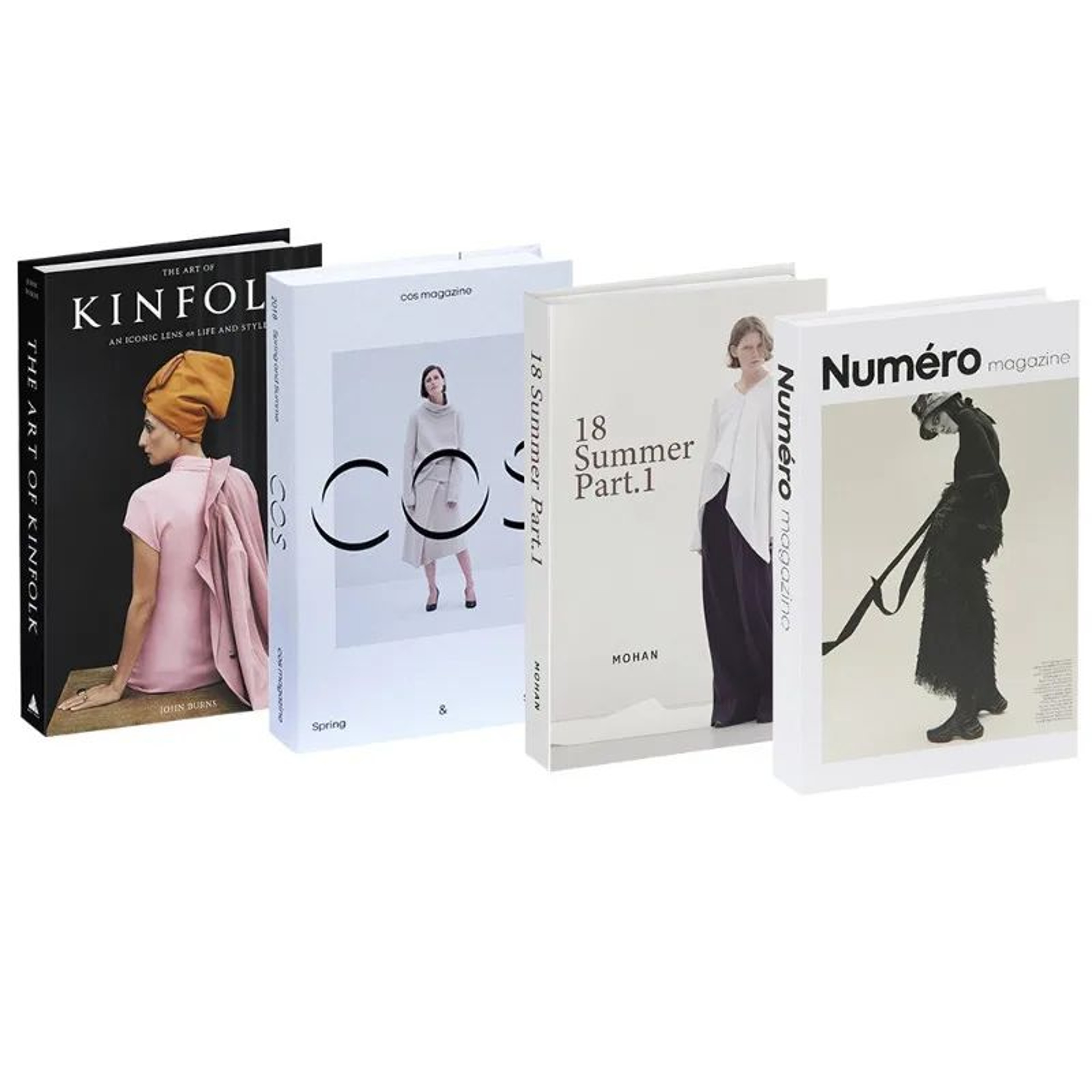 Aesthetic Decorative Book Set For Home Decor Coffee Table And Bookshelf Styling 4pcs 15