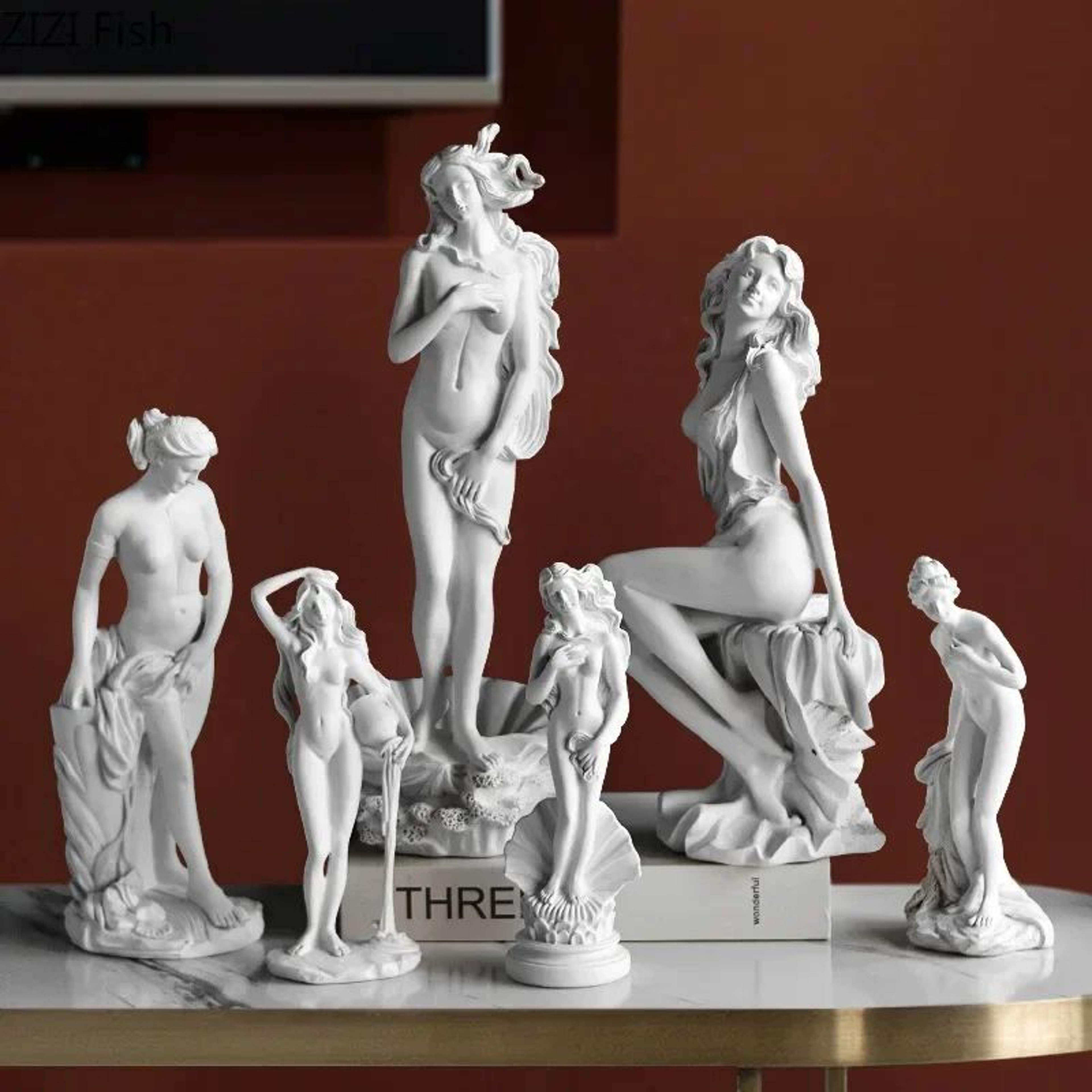 Venus De Milo Resin Sculpture For Elegant Desk Decor And Greek Goddess Decor 1