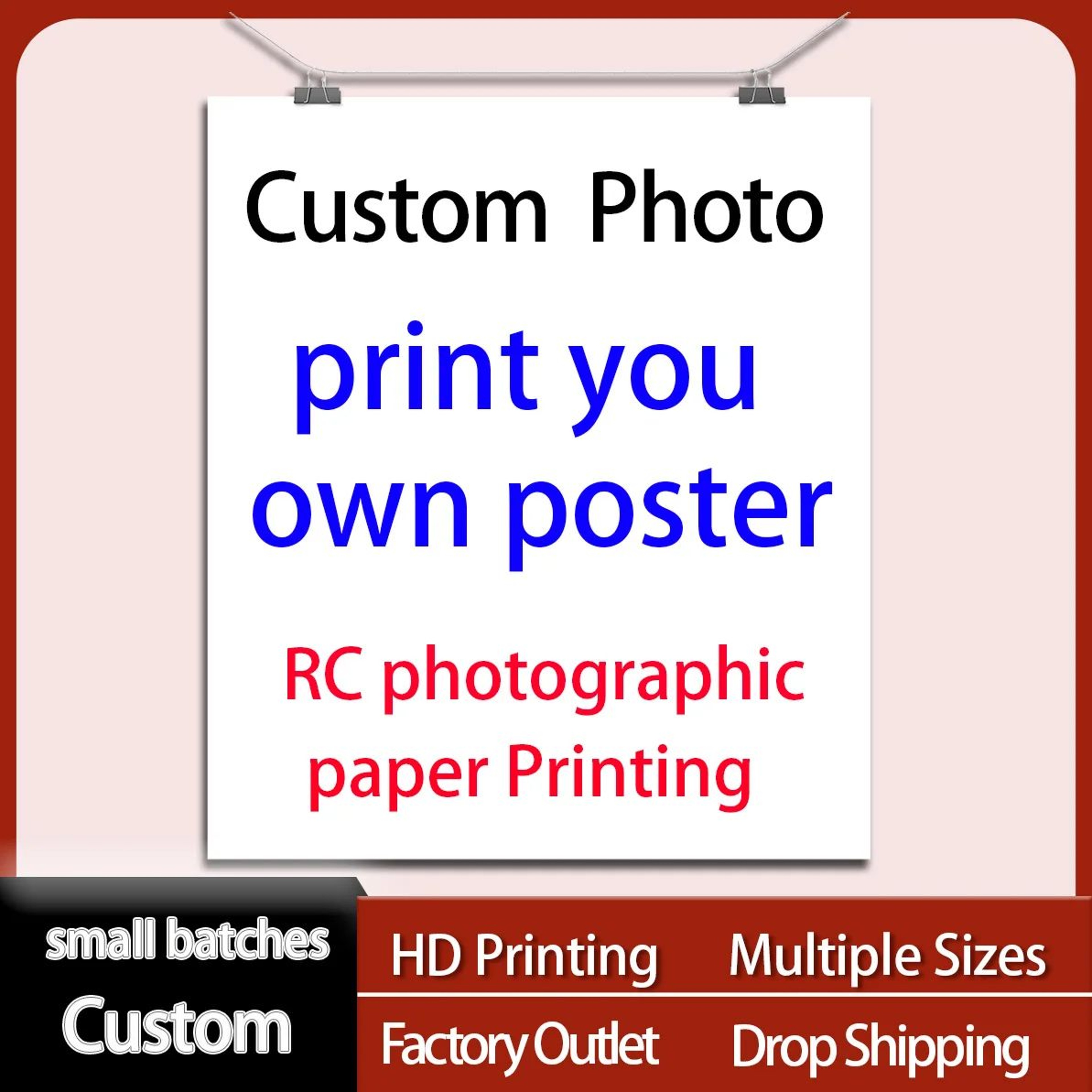 Custom Photo Poster  Personalized Wall Art Print For Home  Gifts 5