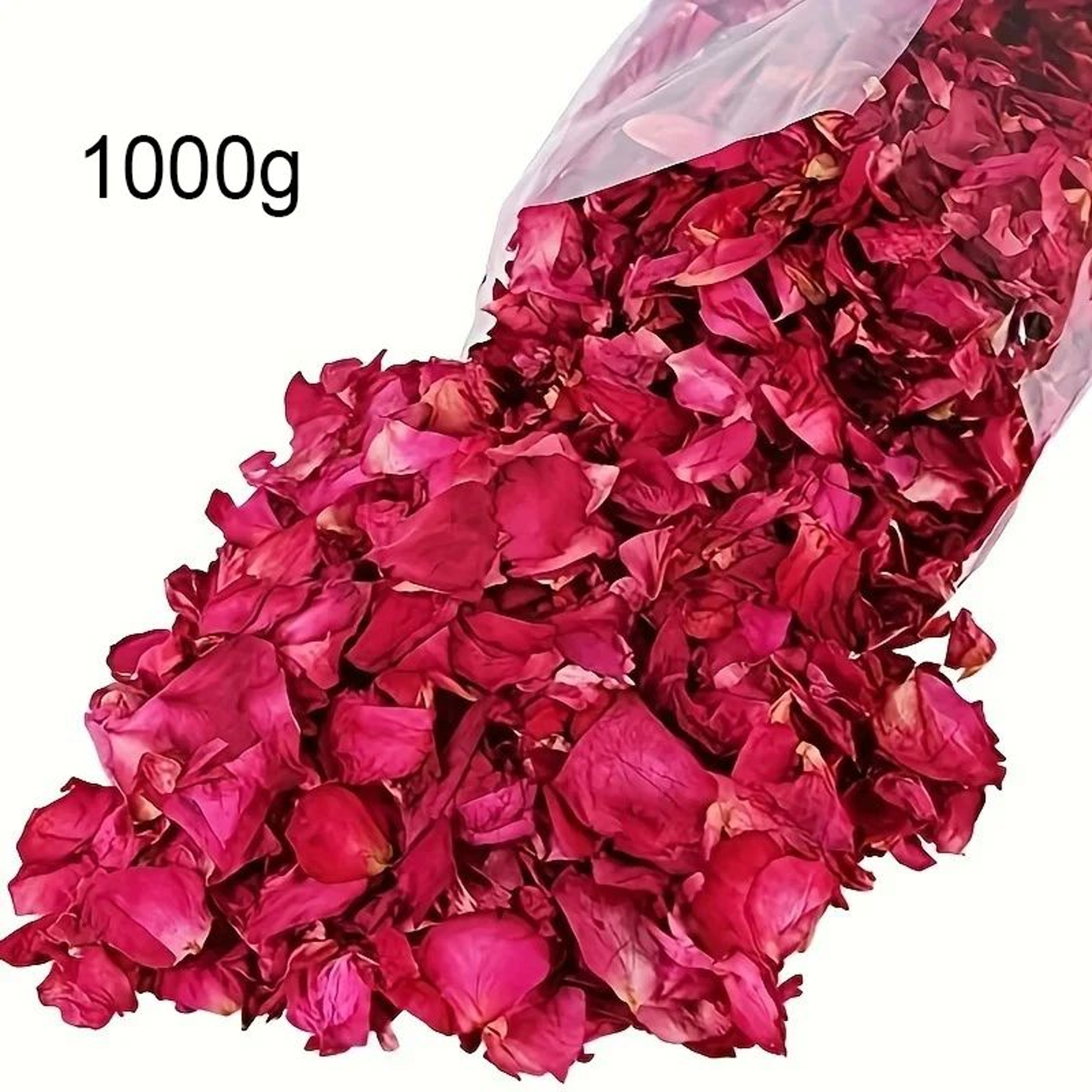 Natural Dried Rose Petals For Bath Spa  Wedding Decor  500g Bulk Real Rose Flowers 7