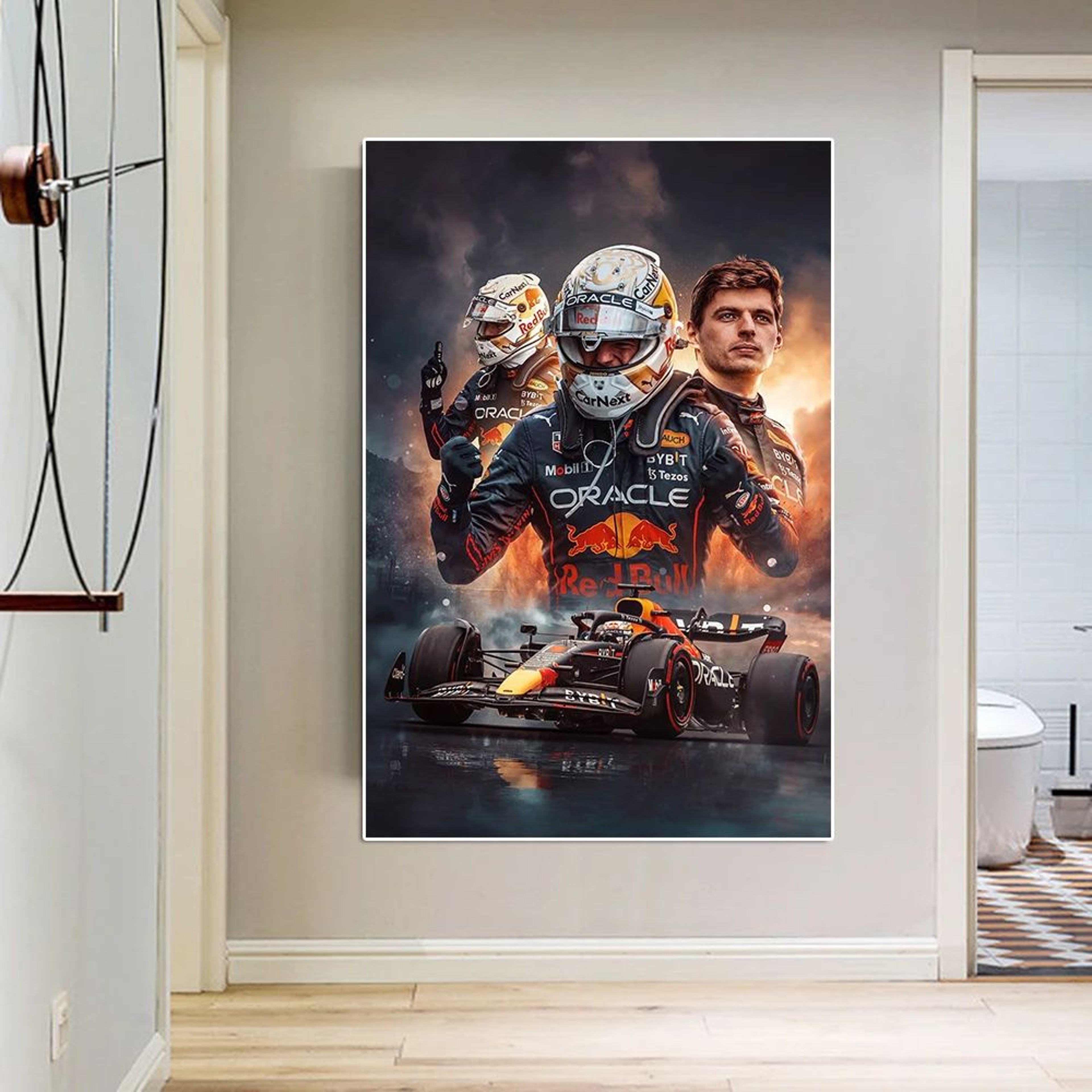 Max Verstappen Formula 1 Wall Art Canvas Print For Bedroom Office And Fan Spaces 2