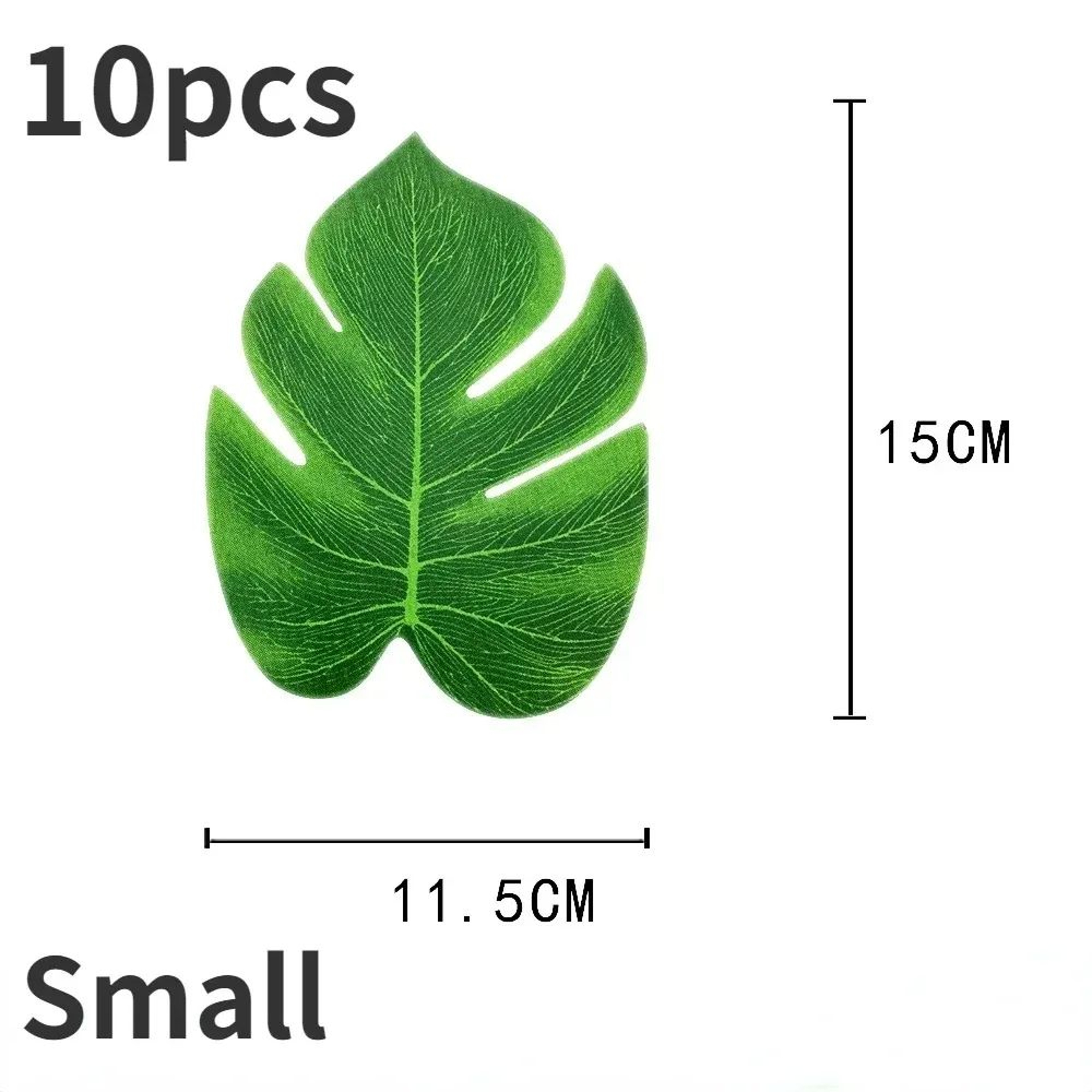10Piece Tropical Leaf Placemats Set For Luau Jungle And Beach Party Tables 6