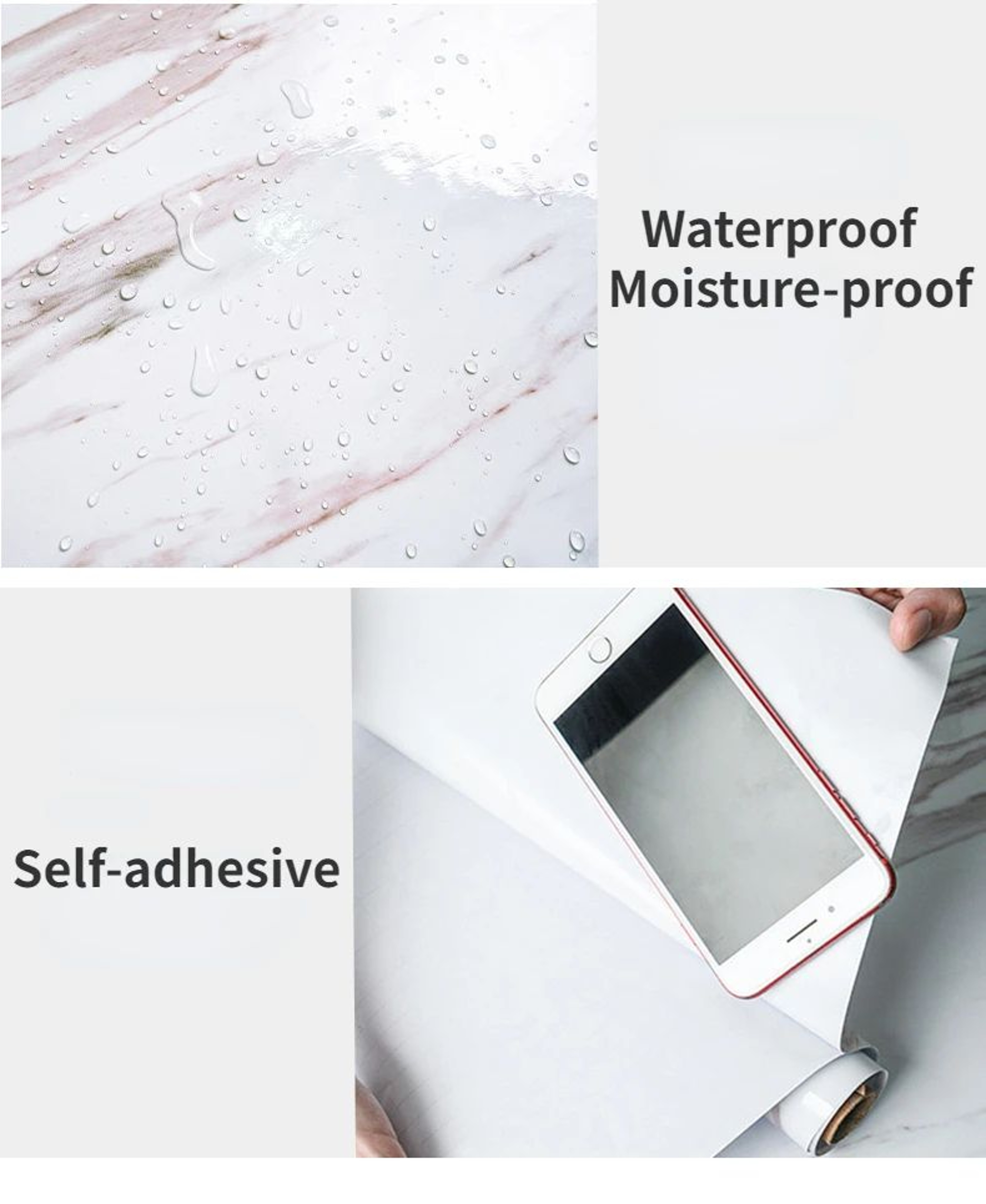 80cm Kitchen Backsplash Sticker Roll  OilProof Wallpaper With HeatResistant Waterproof SelfAdhesive 2