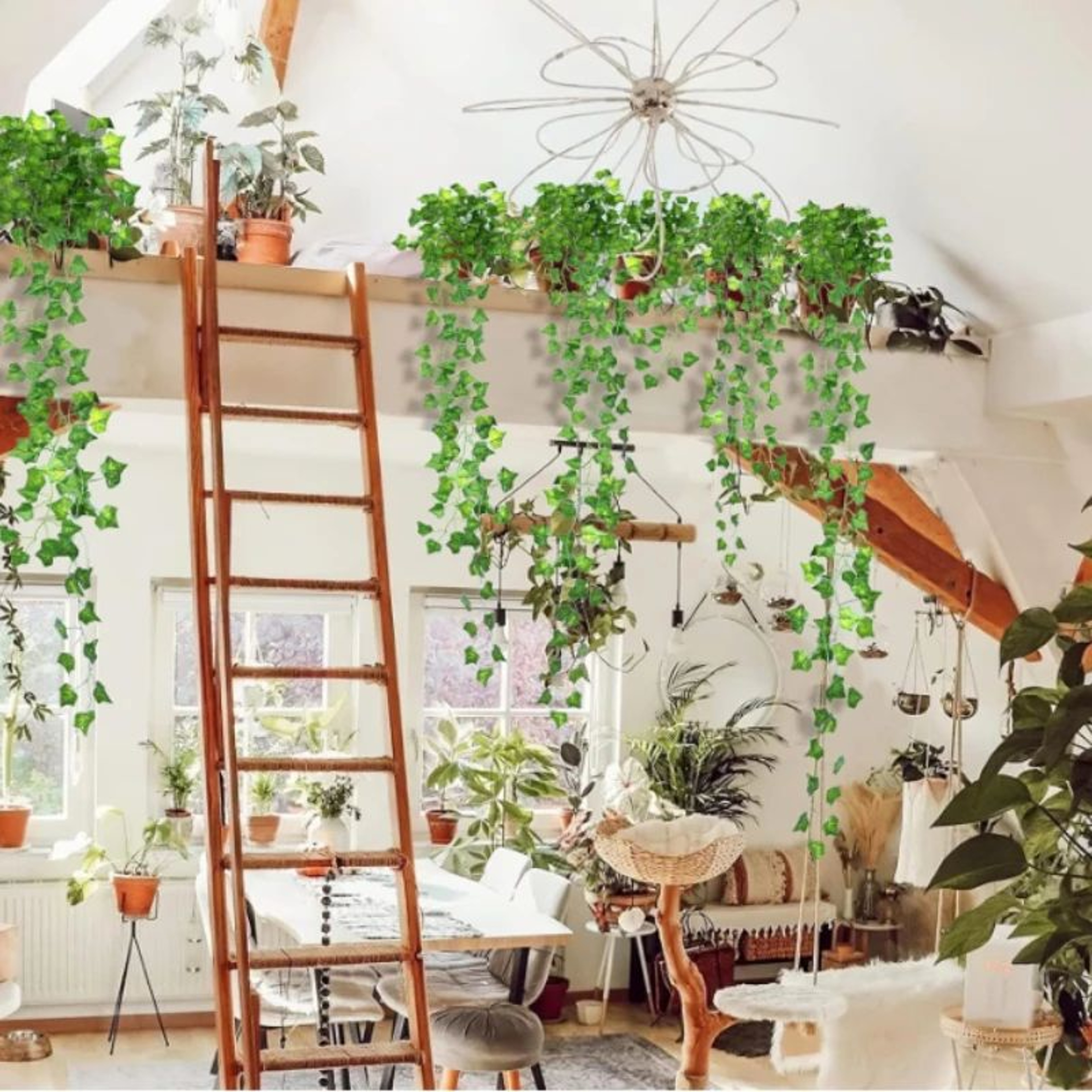 LushTrail Artificial Ivy Garland For Wall Bedroom  Wedding Decor 3