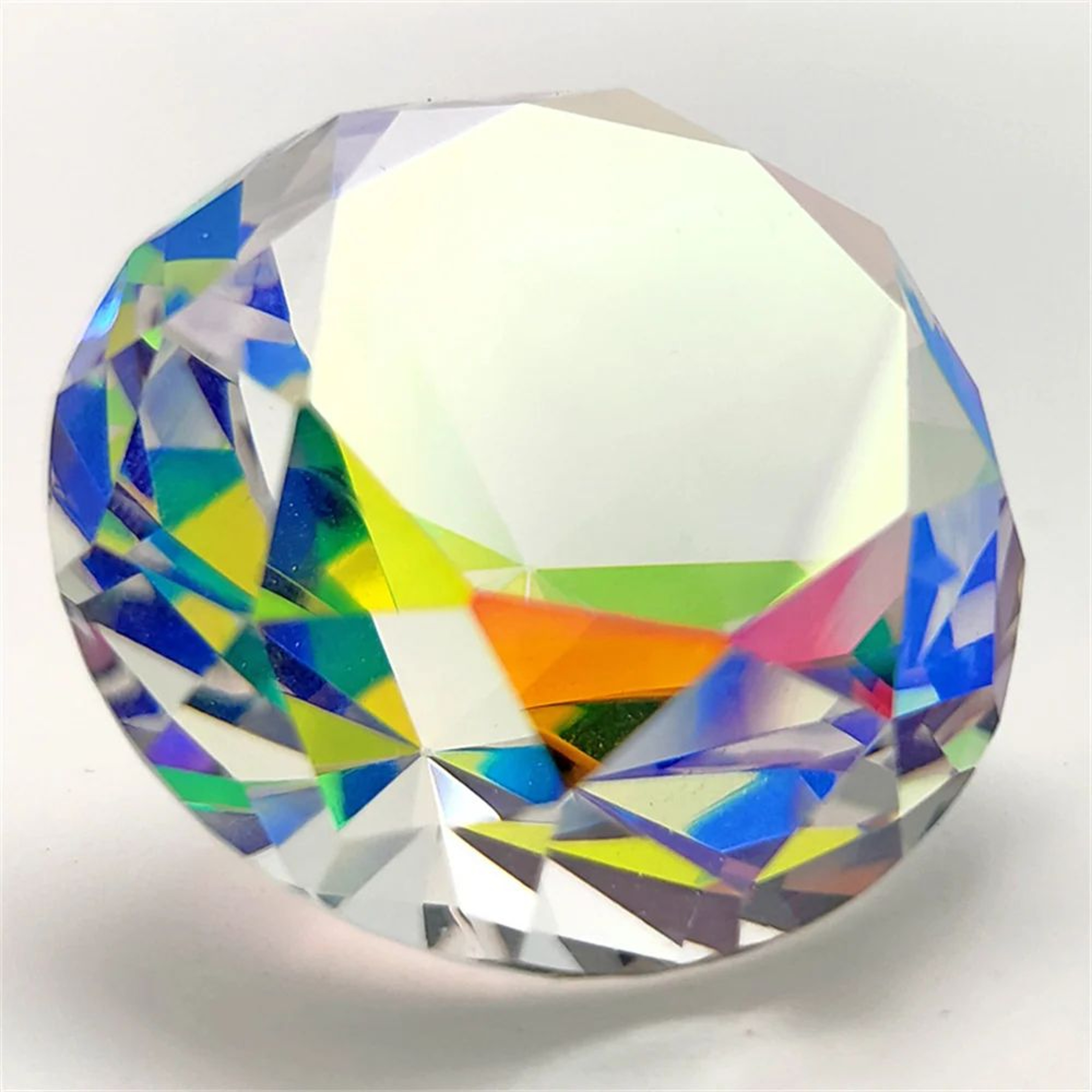 AB Color K9 Crystal Prism Diamond Paperweight For Wedding And Home Decor 1
